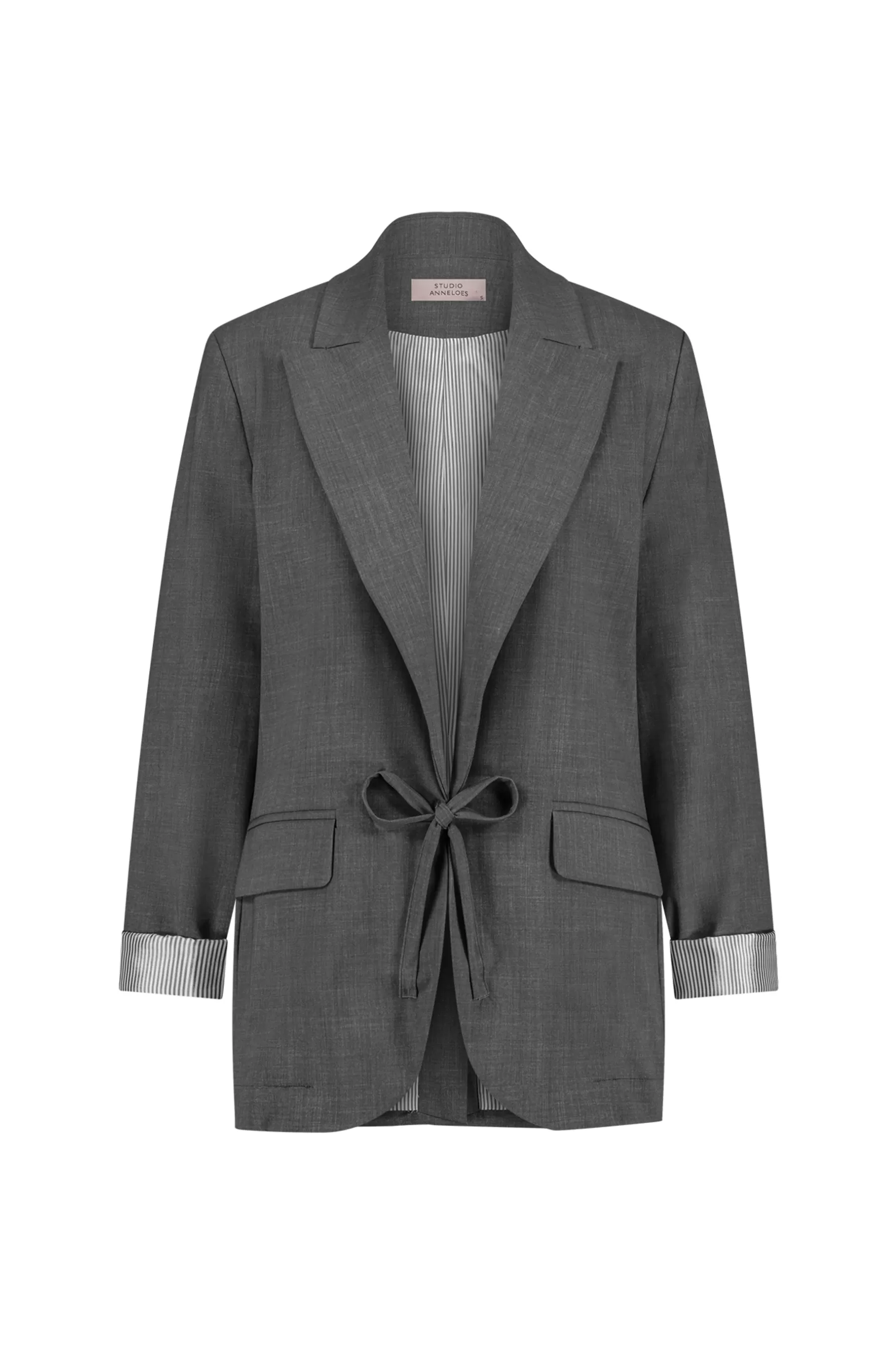 Studio Anneloes Blazers & Jasjes<Jeni grey melee blazer - grey melange