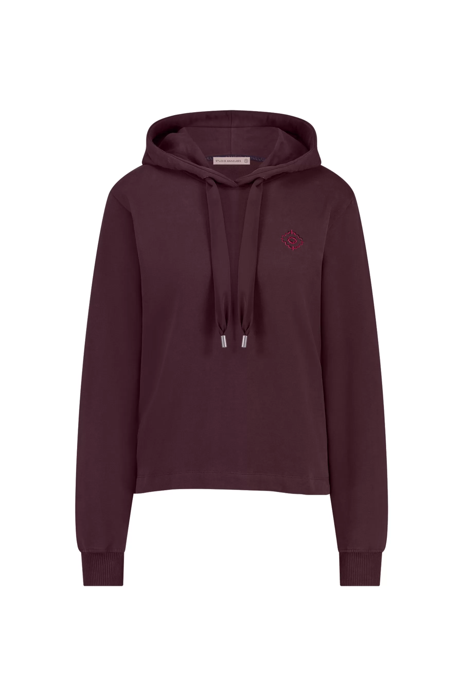 Studio Anneloes Truien & Vesten<Jip hoody sweater - blackberry