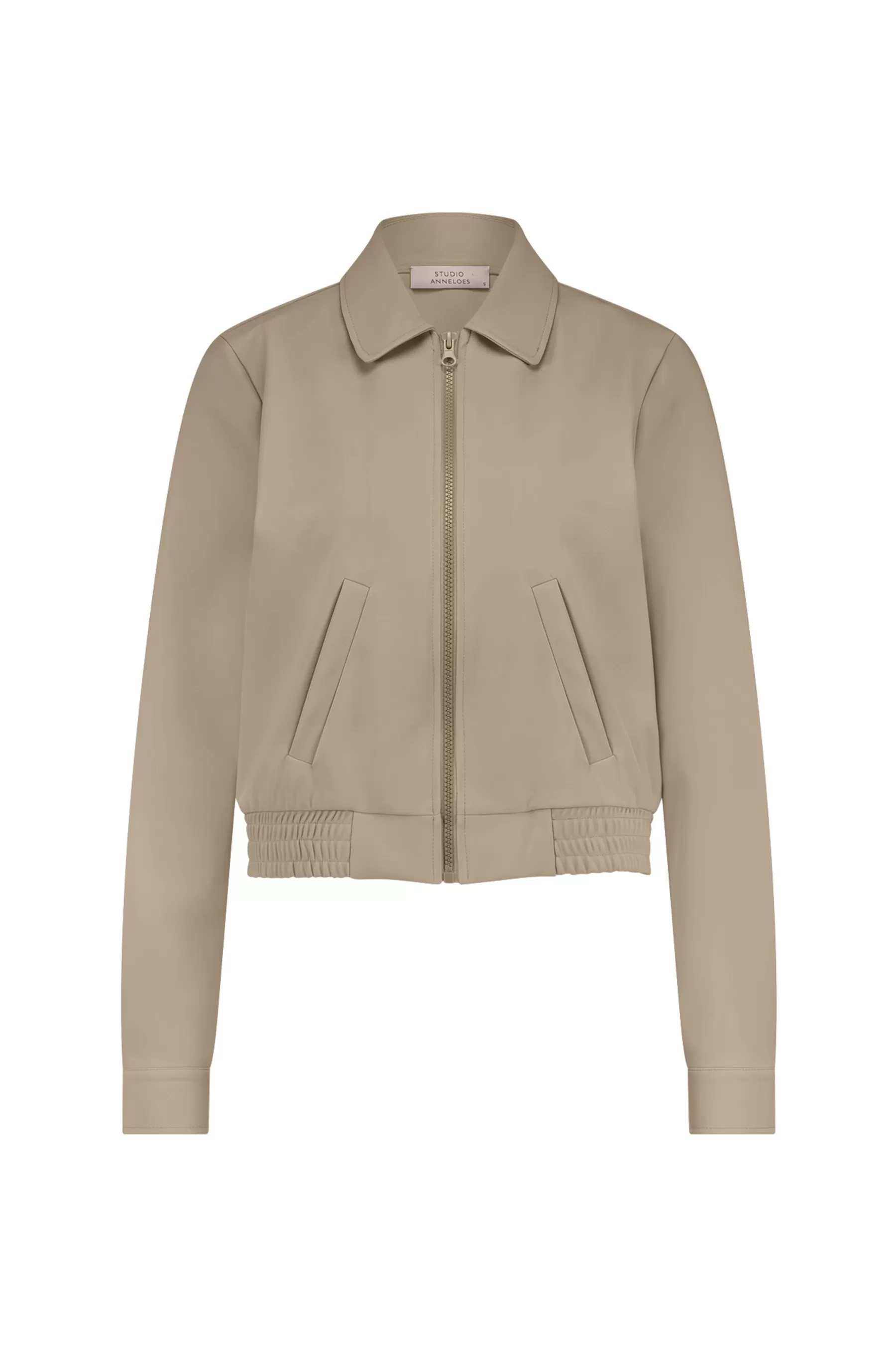 Studio Anneloes Blazers & Jasjes | Jassen<Kelsi bonded jacket - latte