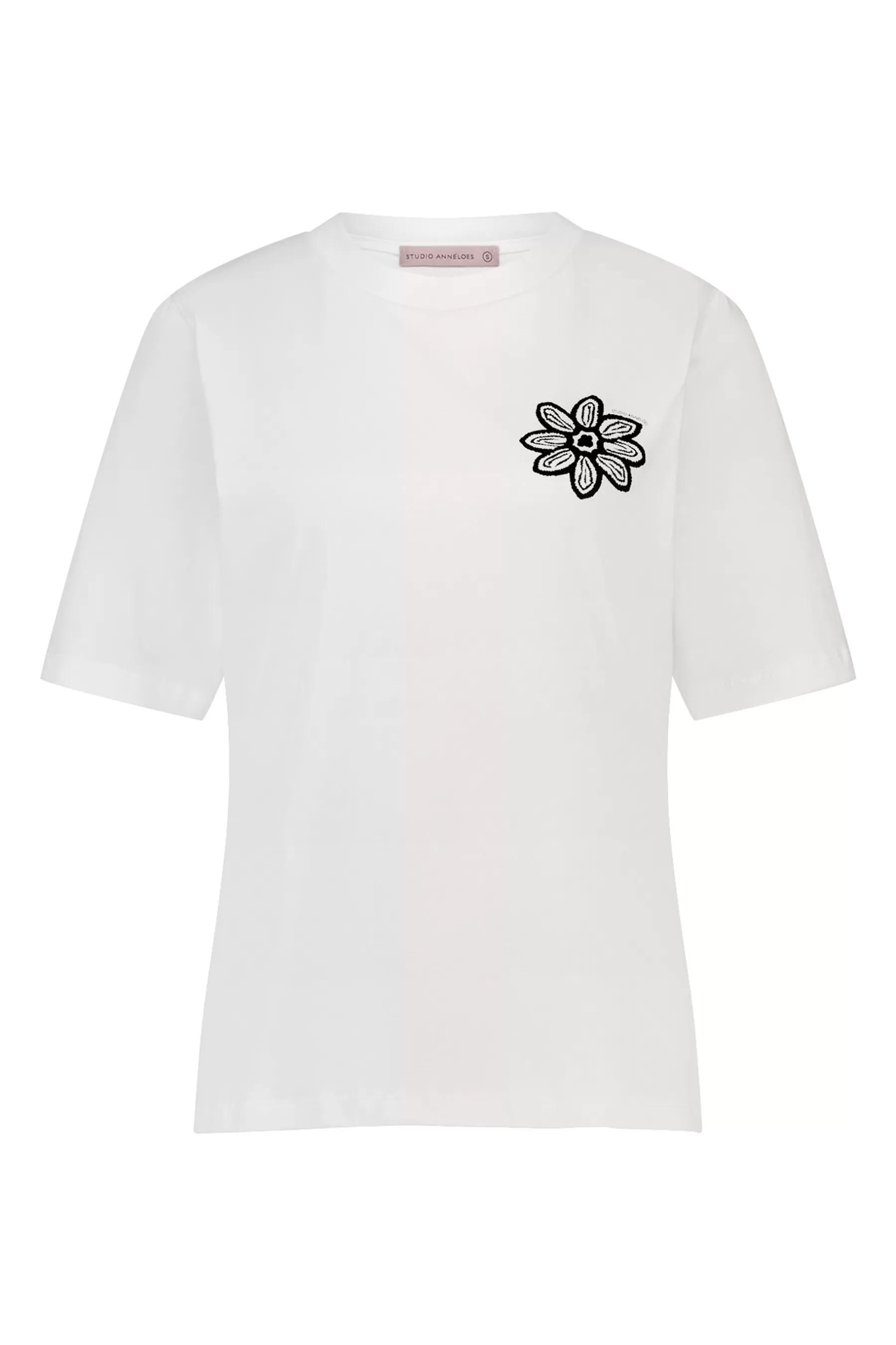 Studio Anneloes Shirts & Tops<Klaasje Valerie tshirt - white