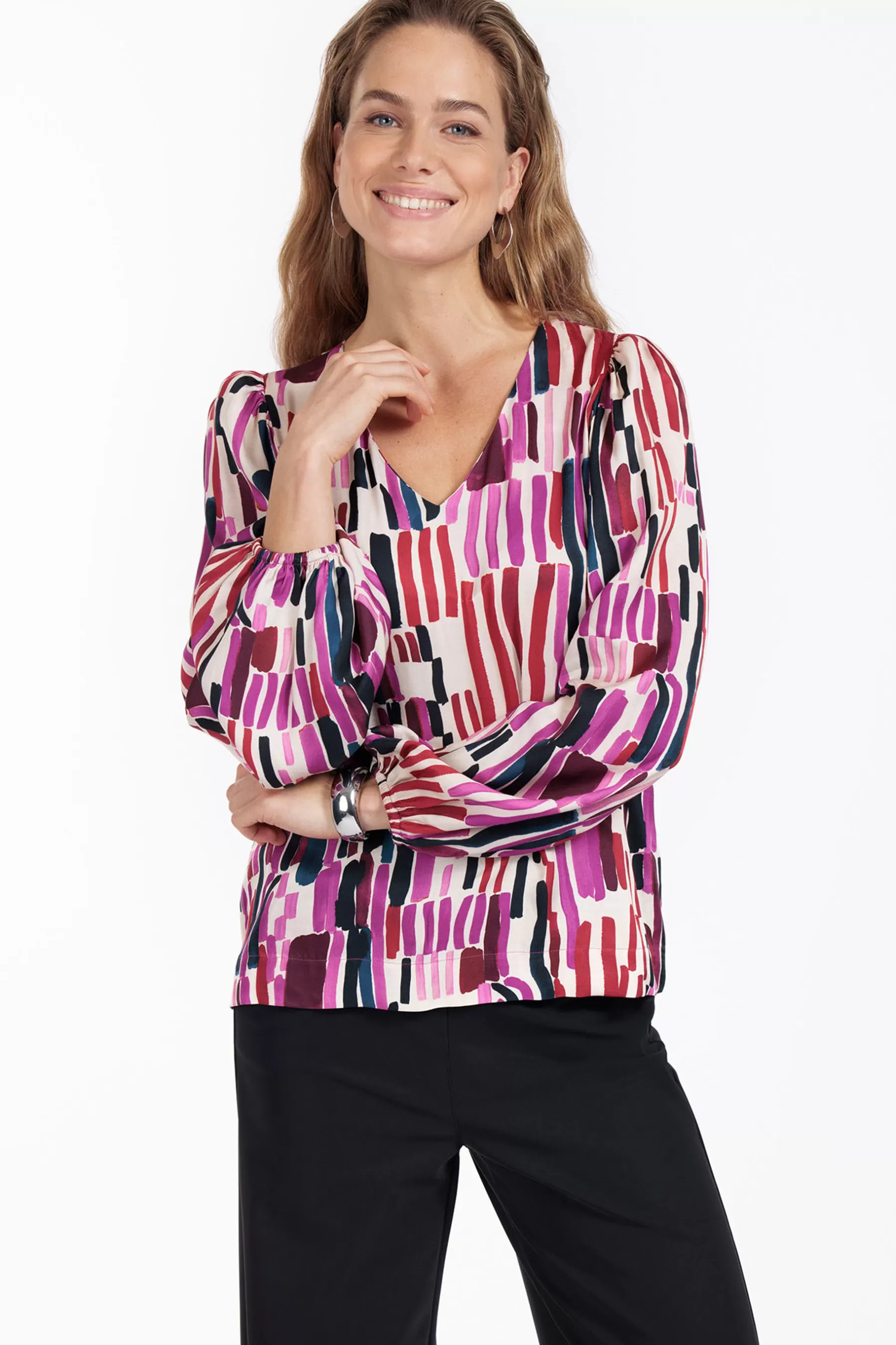 Studio Anneloes Shirts & Tops<Layla stripe top - multi color