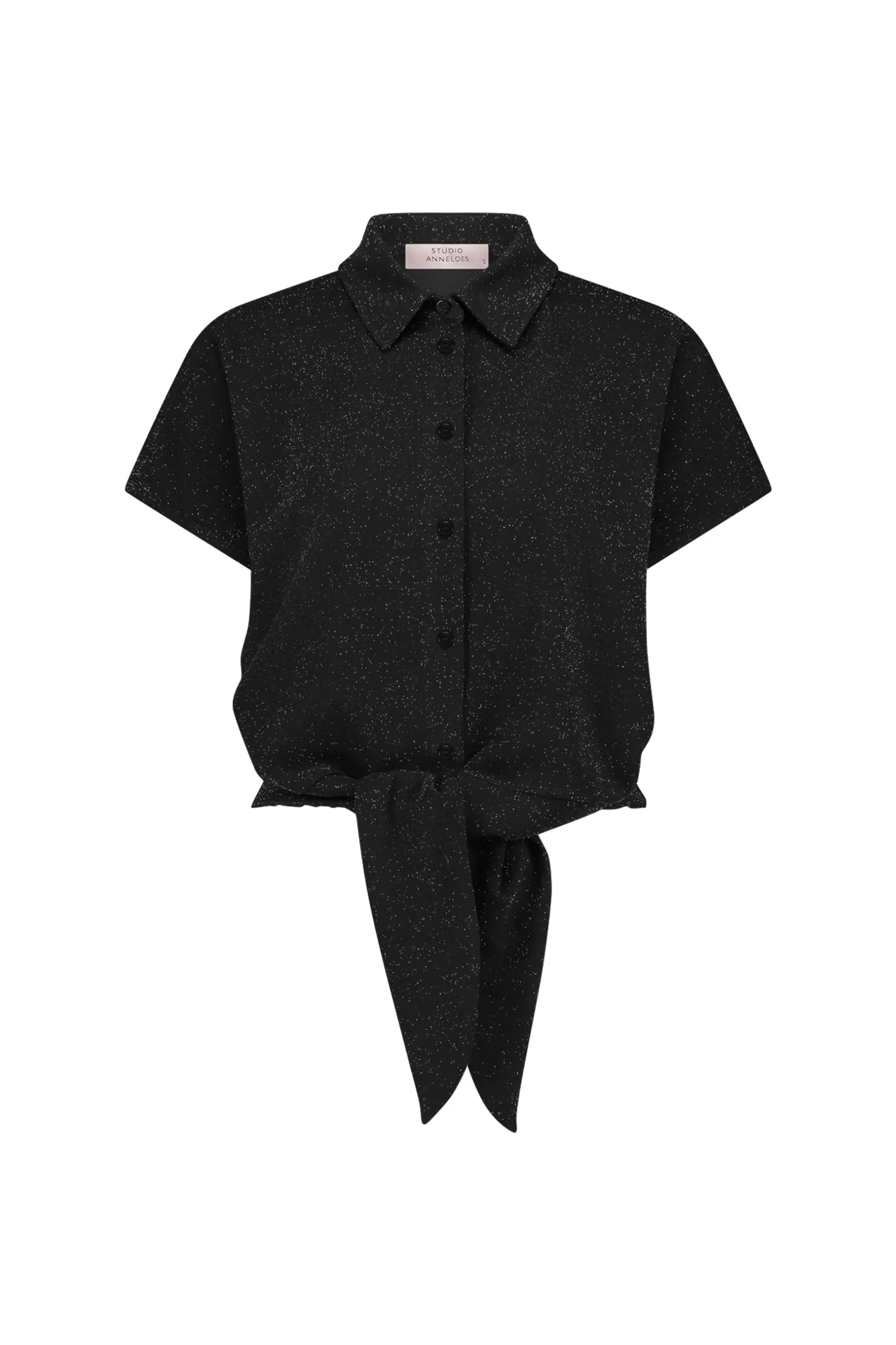 Studio Anneloes Blouses<Lena sparkle blouse - black