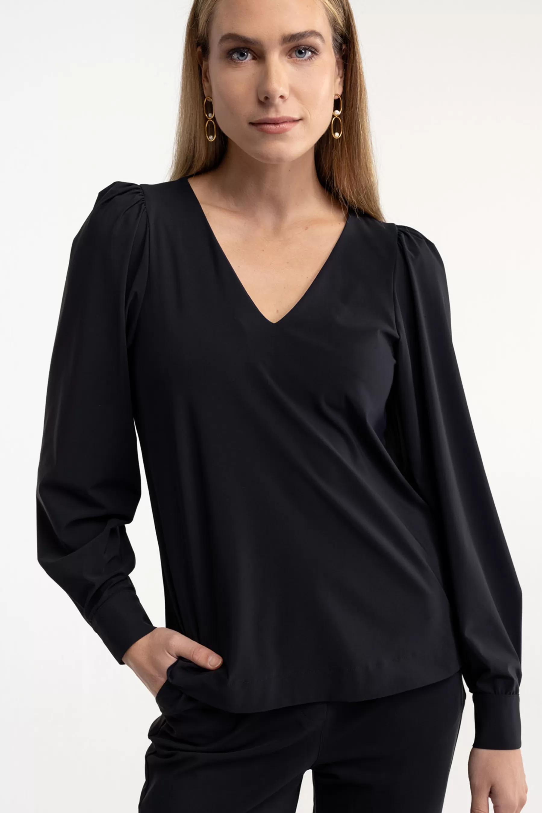 Studio Anneloes Shirts & Tops | Essentials<Les top - black