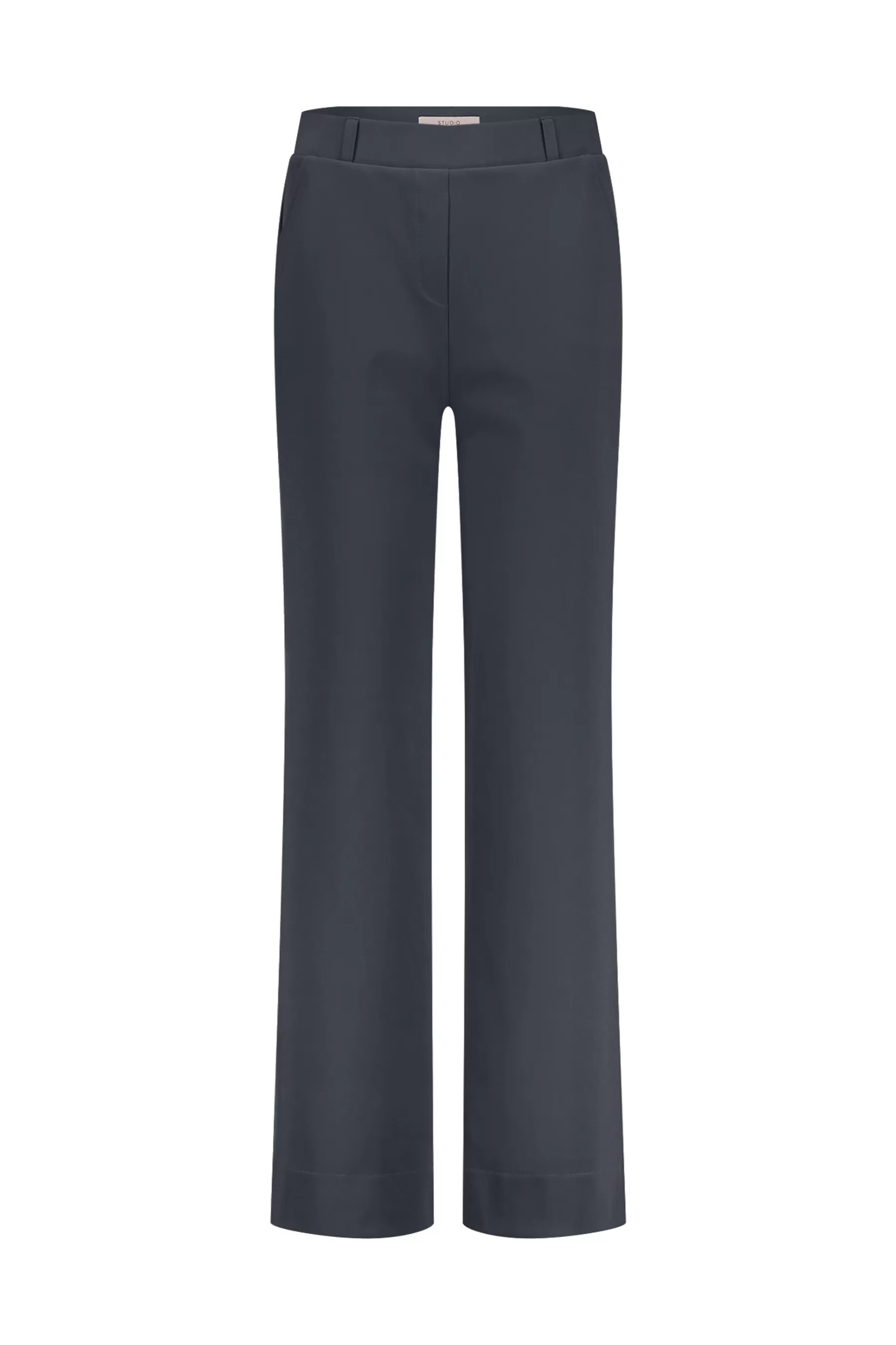 Studio Anneloes Broeken<Lexie bonded trousers - antraciet