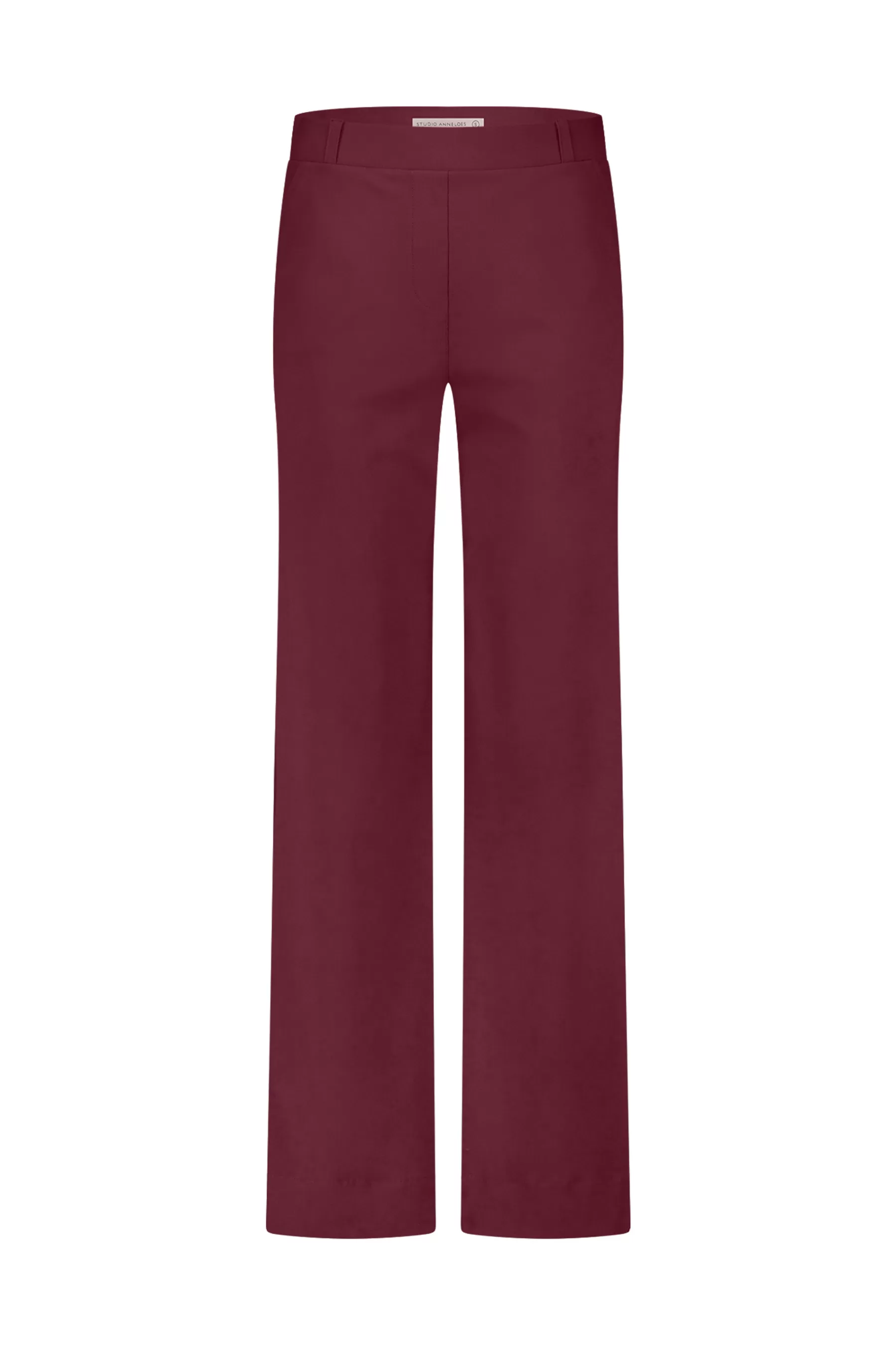 Studio Anneloes Broeken<Lexie bonded trousers - merlot