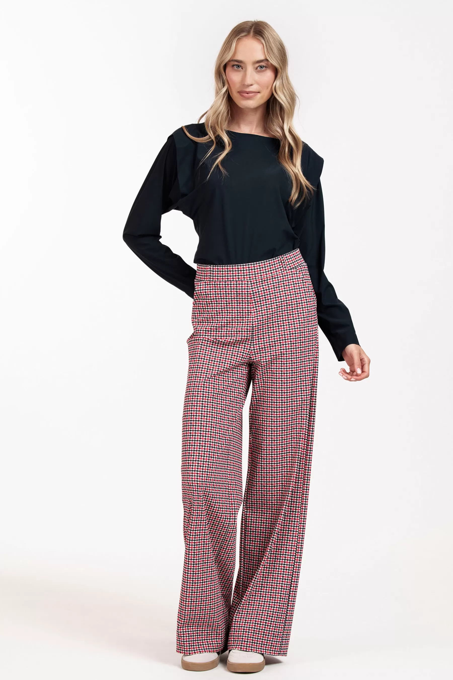 Studio Anneloes Broeken<Lexie check trousers - multi color