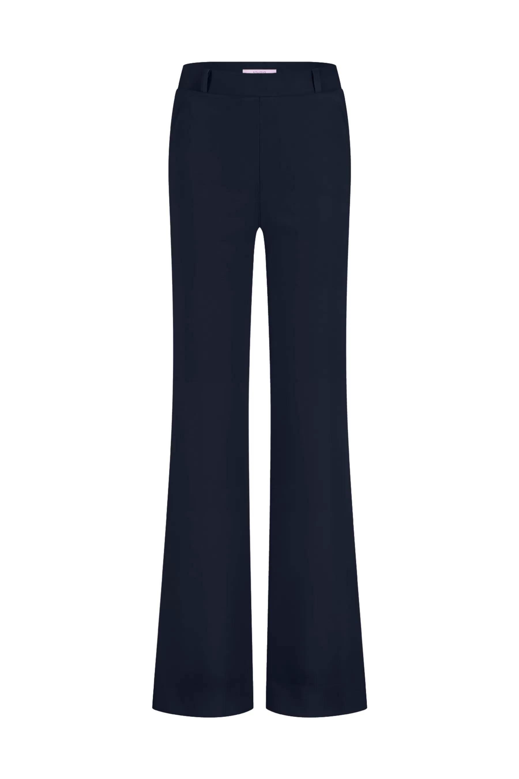 Studio Anneloes Broeken | Broeken - Extra Lang<Lexie LONG bonded trousers - dark blue