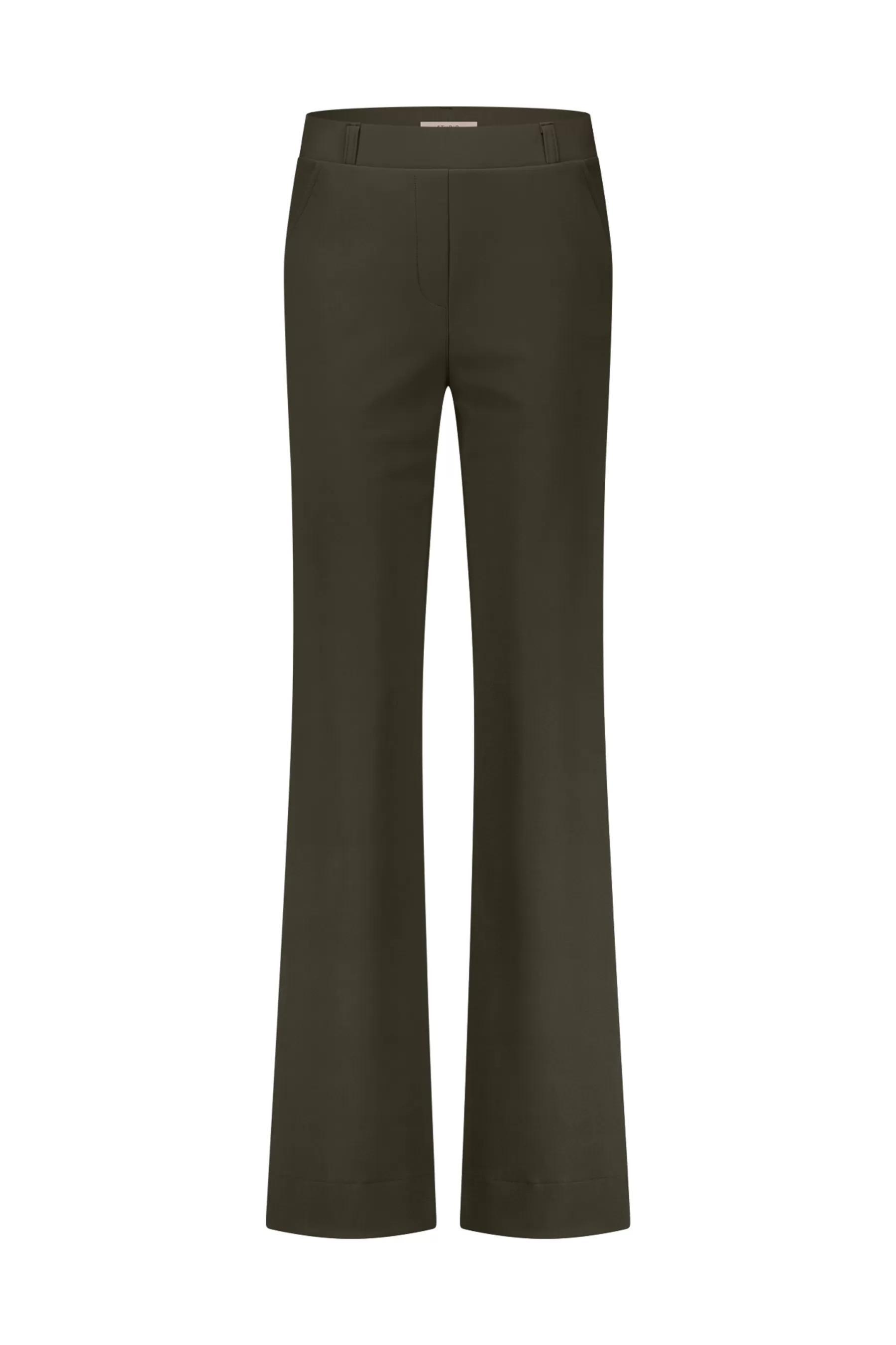 Studio Anneloes Broeken | Broeken - Extra Lang<Lexie LONG bonded trousers - new army