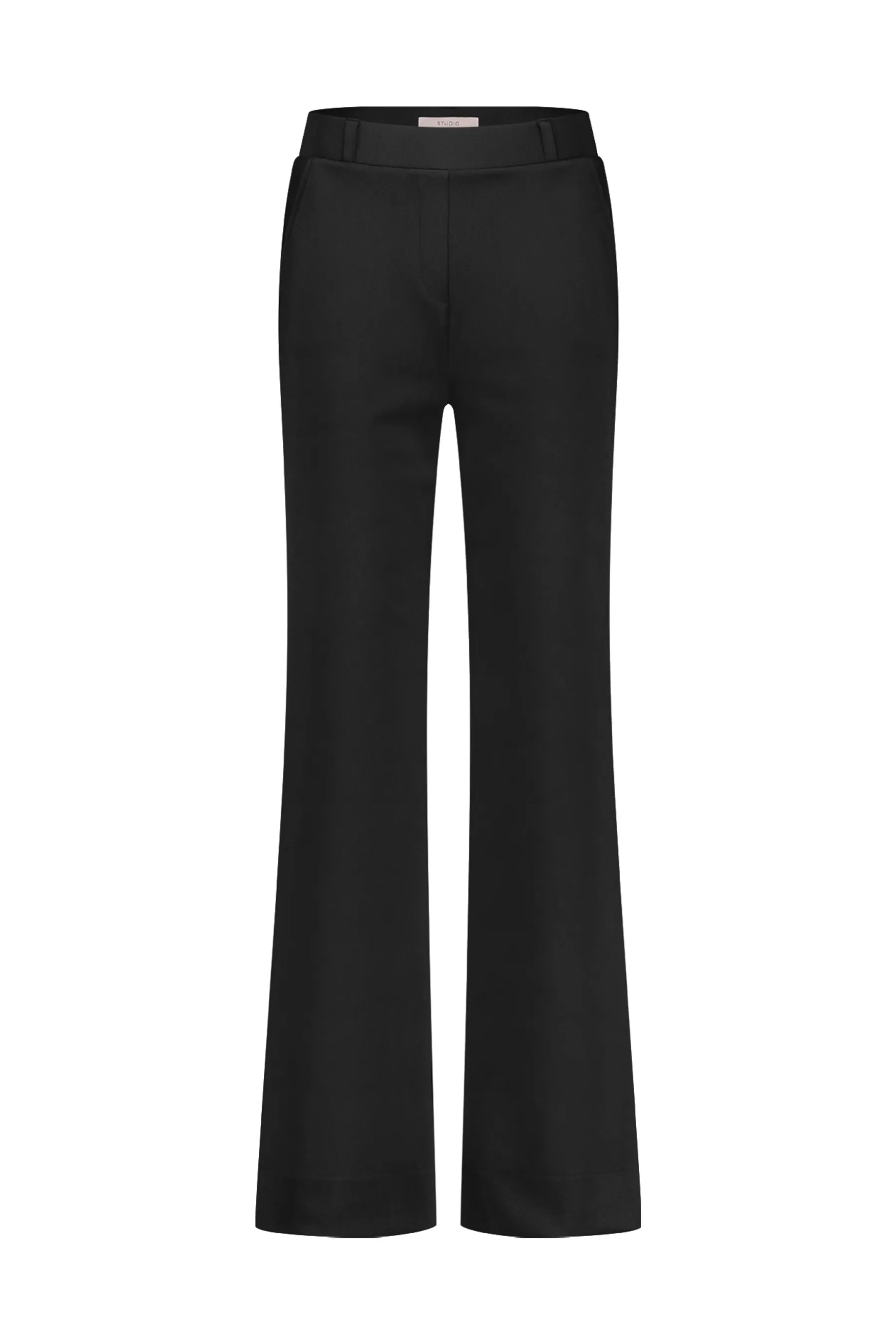 Studio Anneloes Broeken<Lexie shiny bonded trousers - black