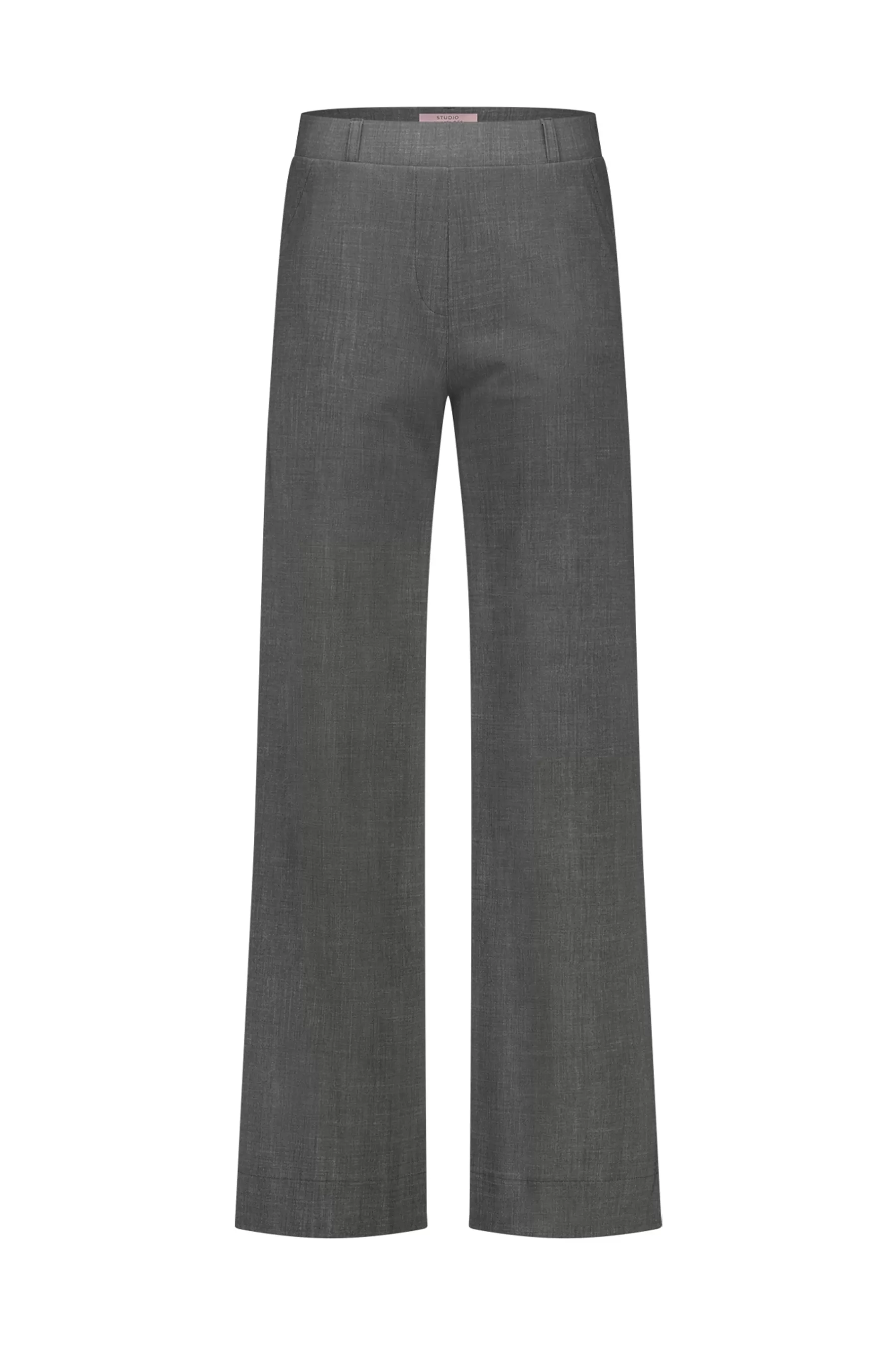 Studio Anneloes Broeken<Luz grey melee trousers - grey melange