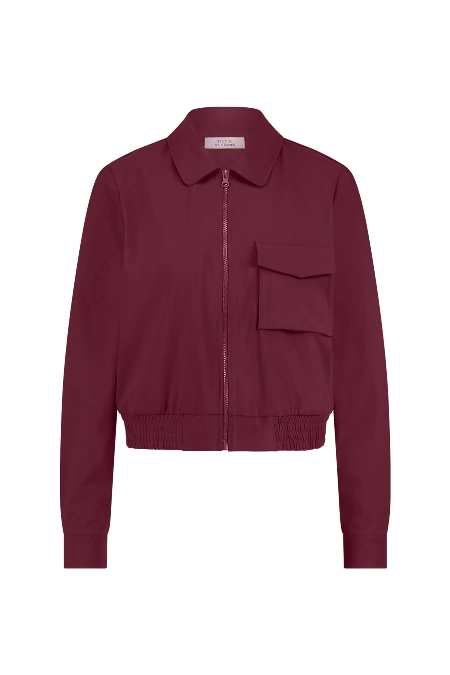 Studio Anneloes Blazers & Jasjes | Jassen<Mabel bomber jacket - merlot