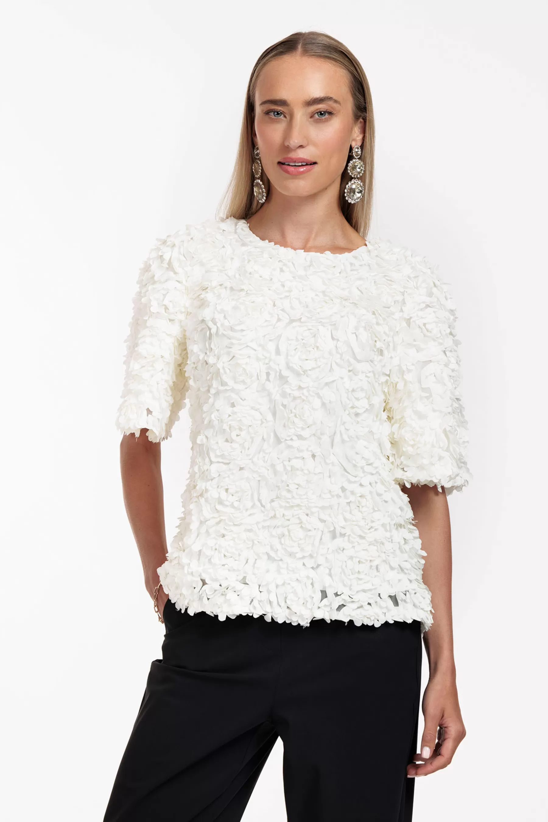 Studio Anneloes Shirts & Tops<Madison flower top - off white