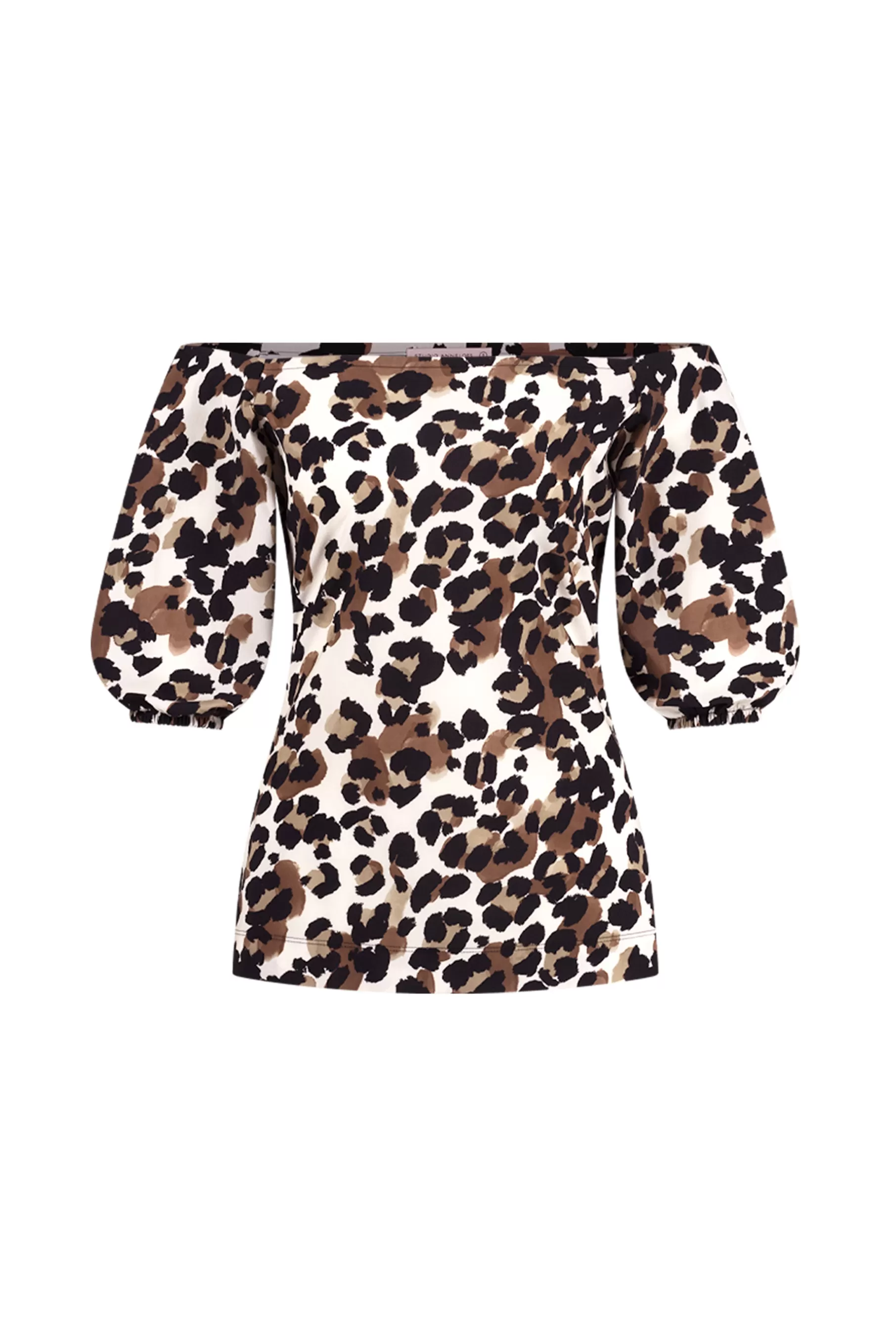 Studio Anneloes Shirts & Tops<Manon leopard top - kit/chocolate