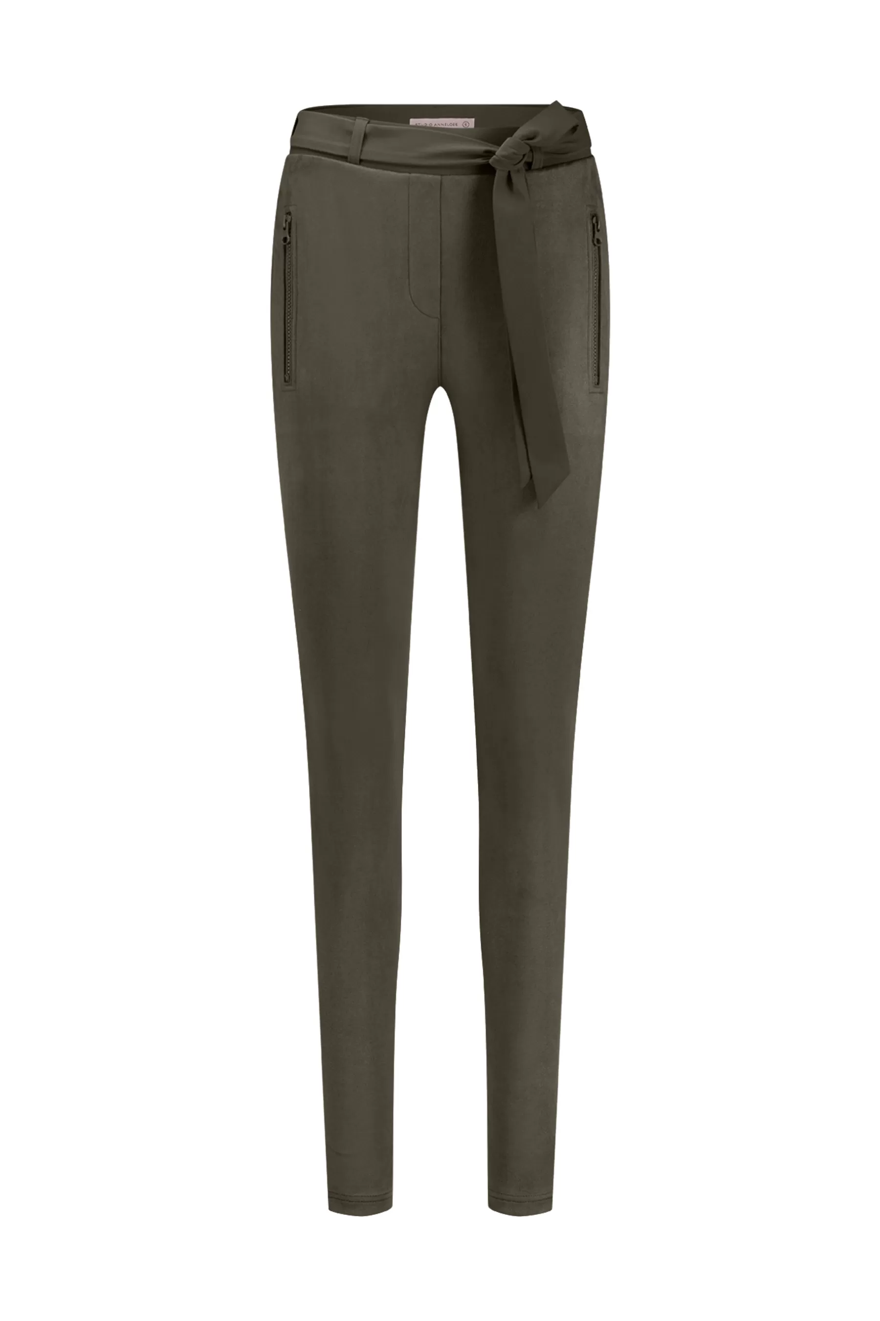 Studio Anneloes Broeken<Margot faux suede trousers - new army