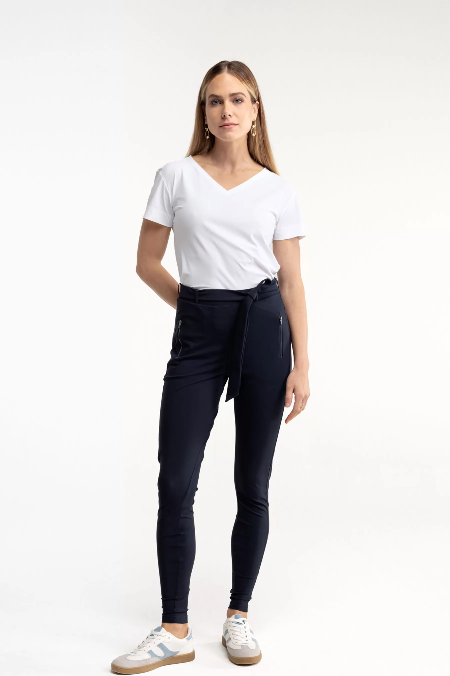 Studio Anneloes Broeken | Essentials<Margot trousers - dark blue