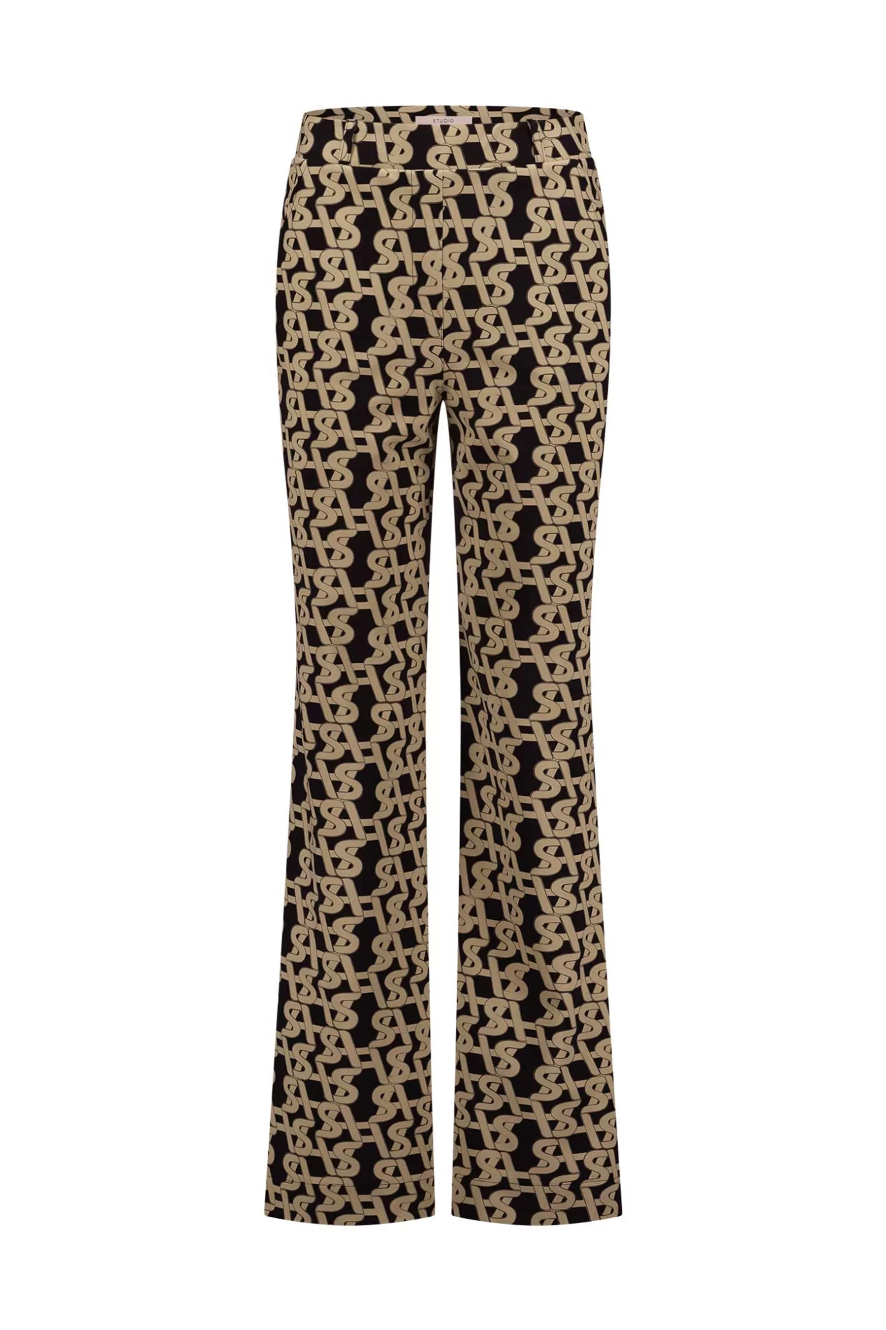 Studio Anneloes Broeken<Marilon signature trousers - latte/black