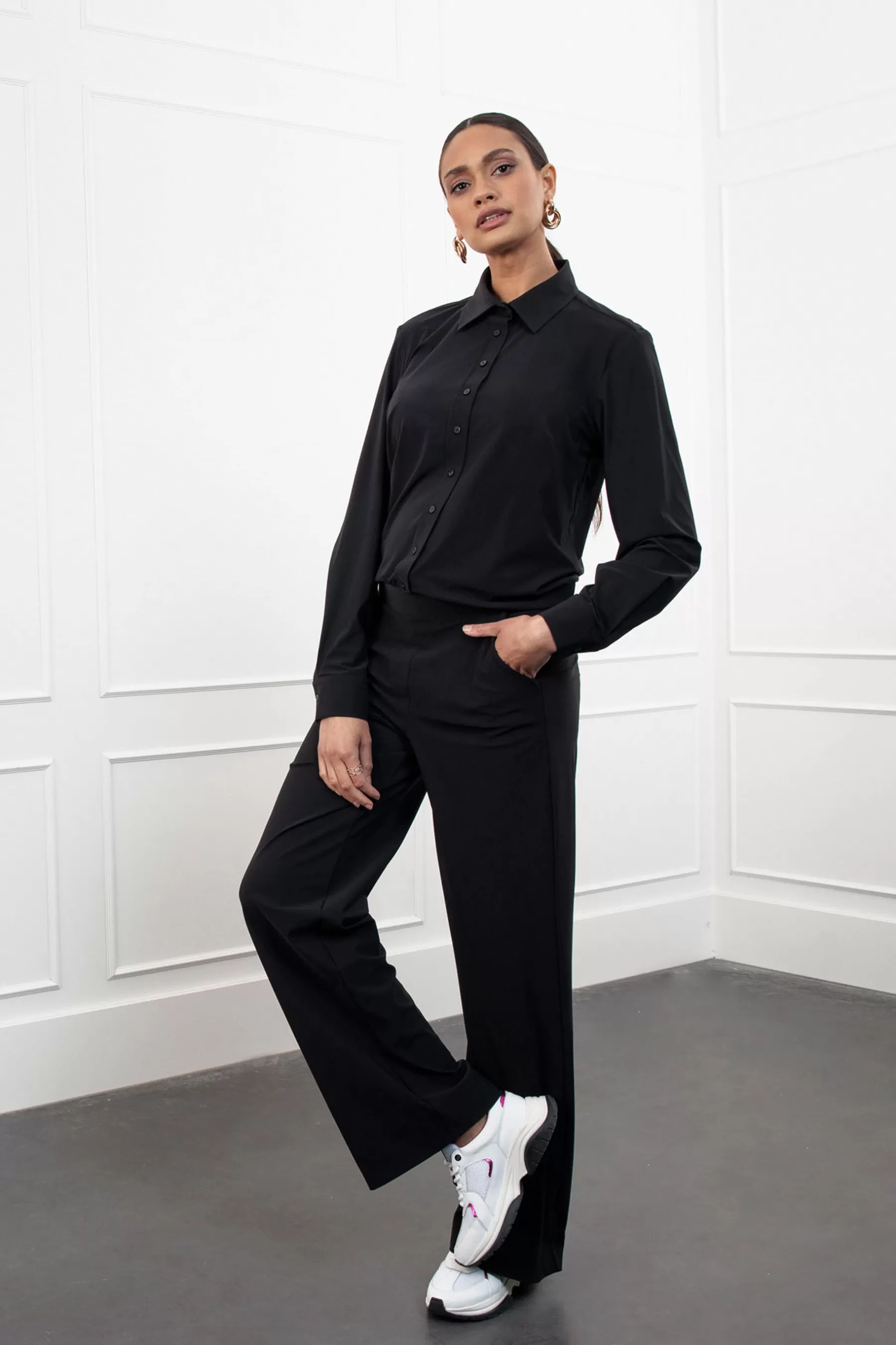 Studio Anneloes Broeken | Essentials<Marilon Trousers - black