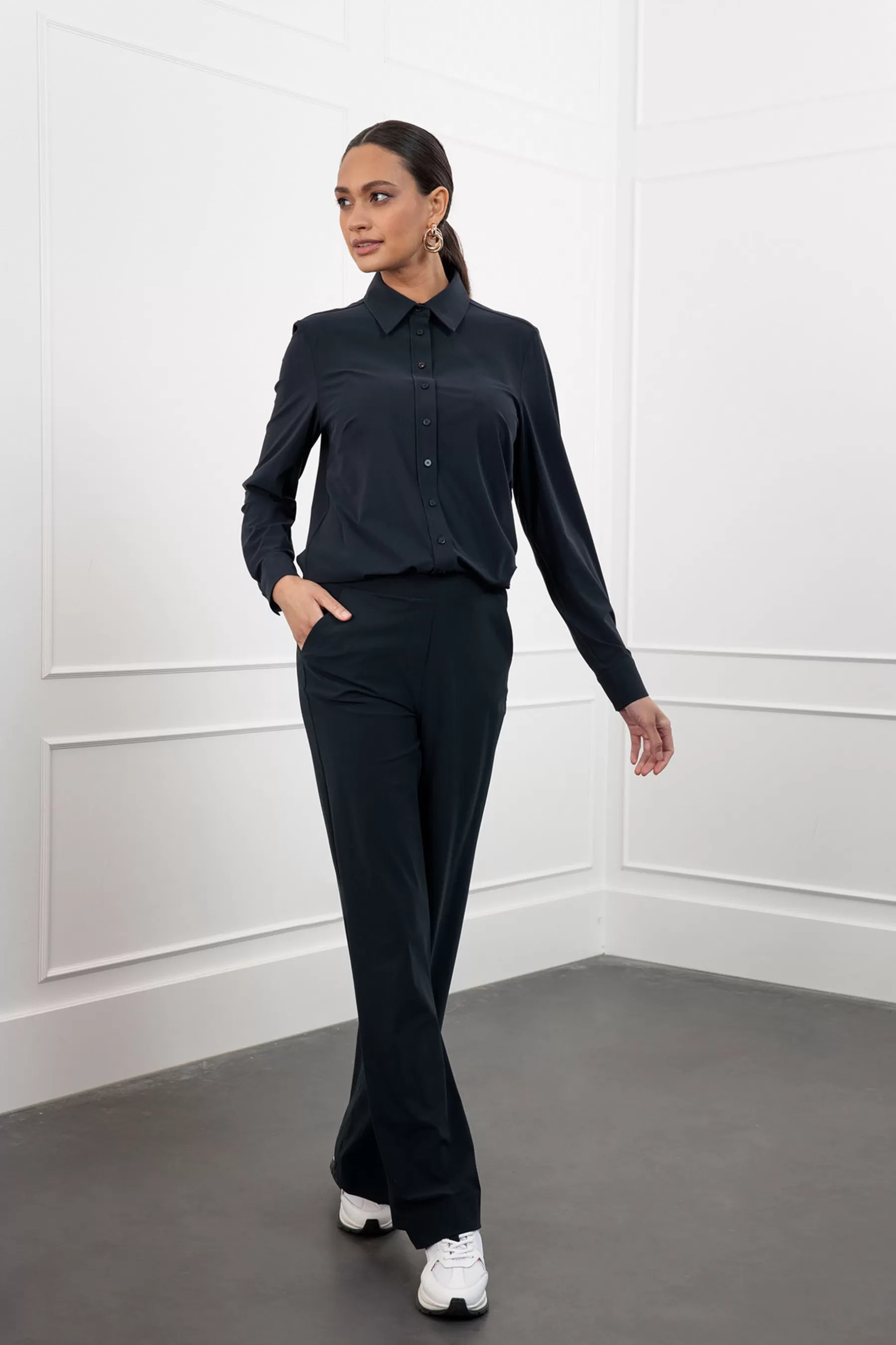 Studio Anneloes Broeken | Essentials<Marilon Trousers - dark blue