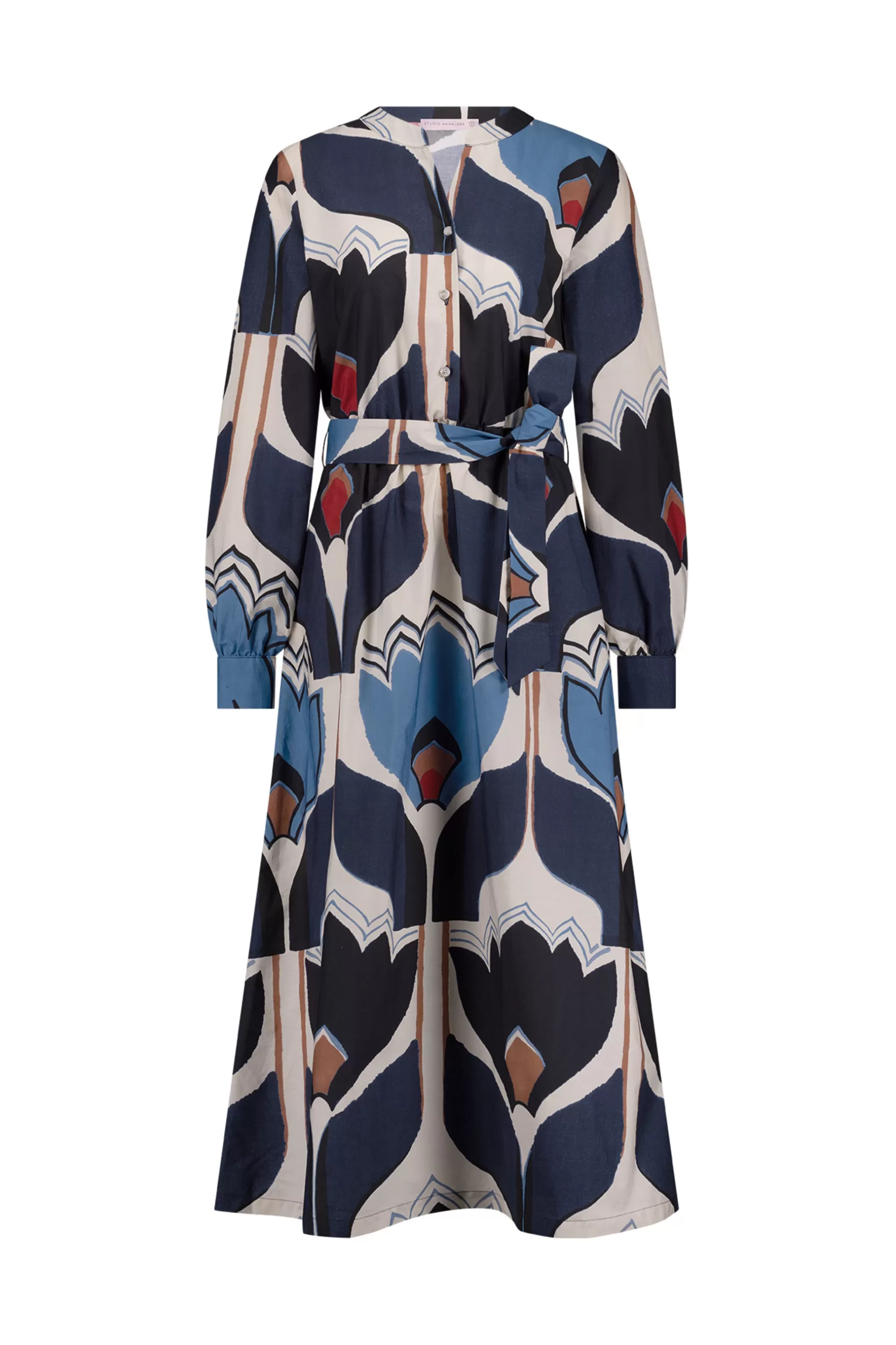 Studio Anneloes Jurken & Rokken<Marin tulip poplin dress - multi color