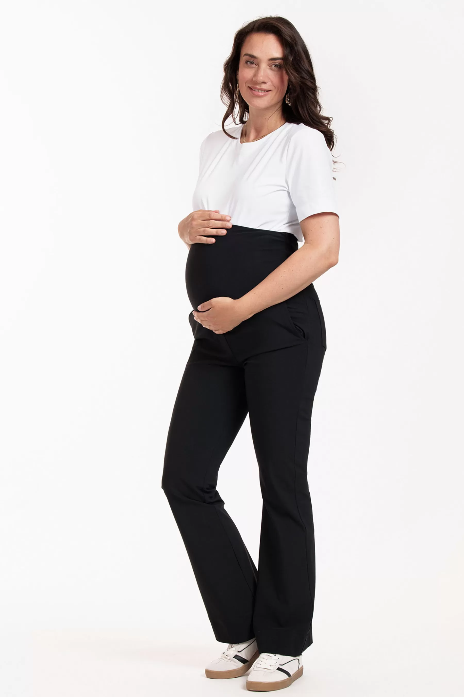 Studio Anneloes Essentials<Maternity flair trousers - black