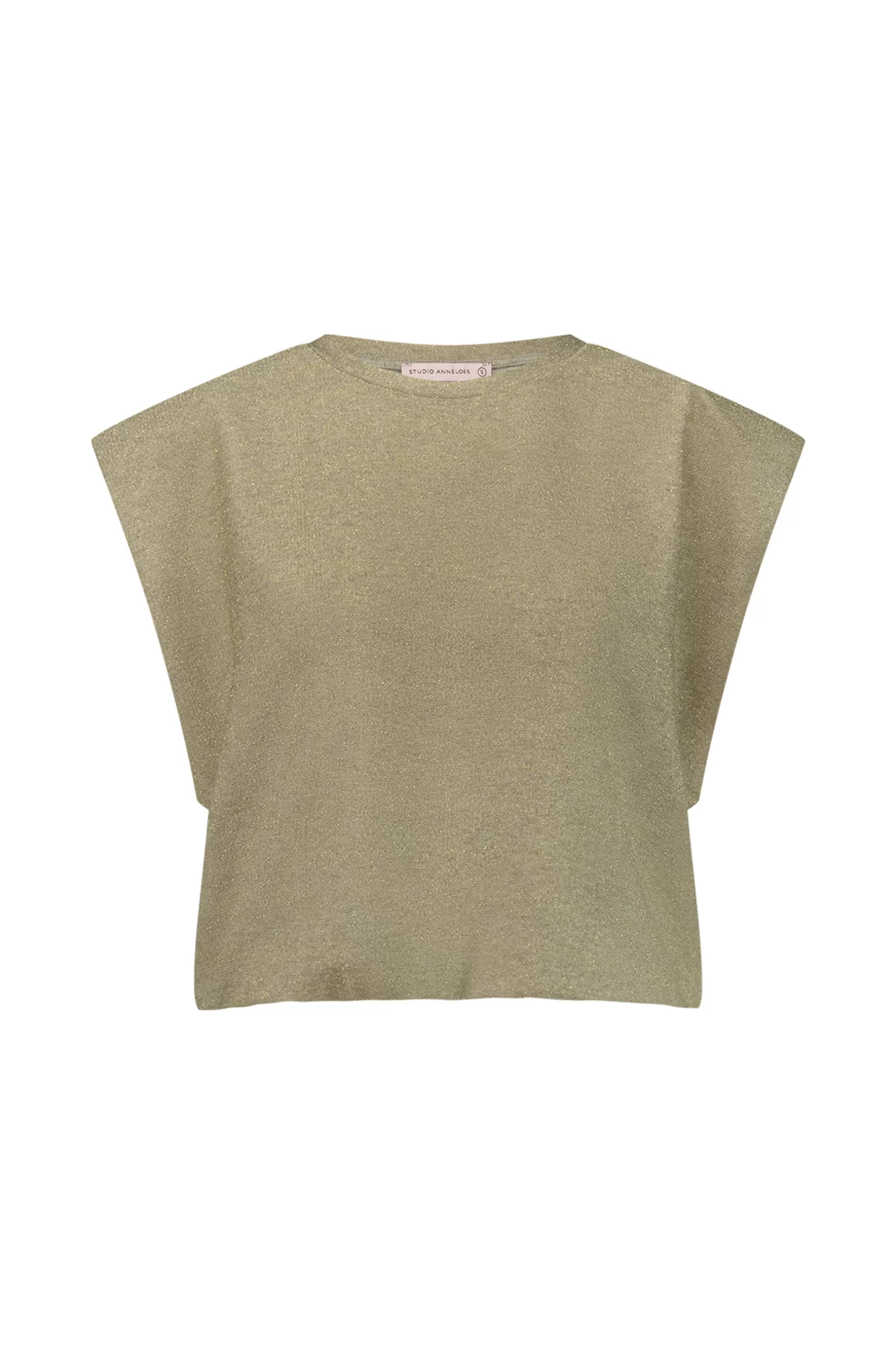 Studio Anneloes Shirts & Tops<Minna glitter top - gold