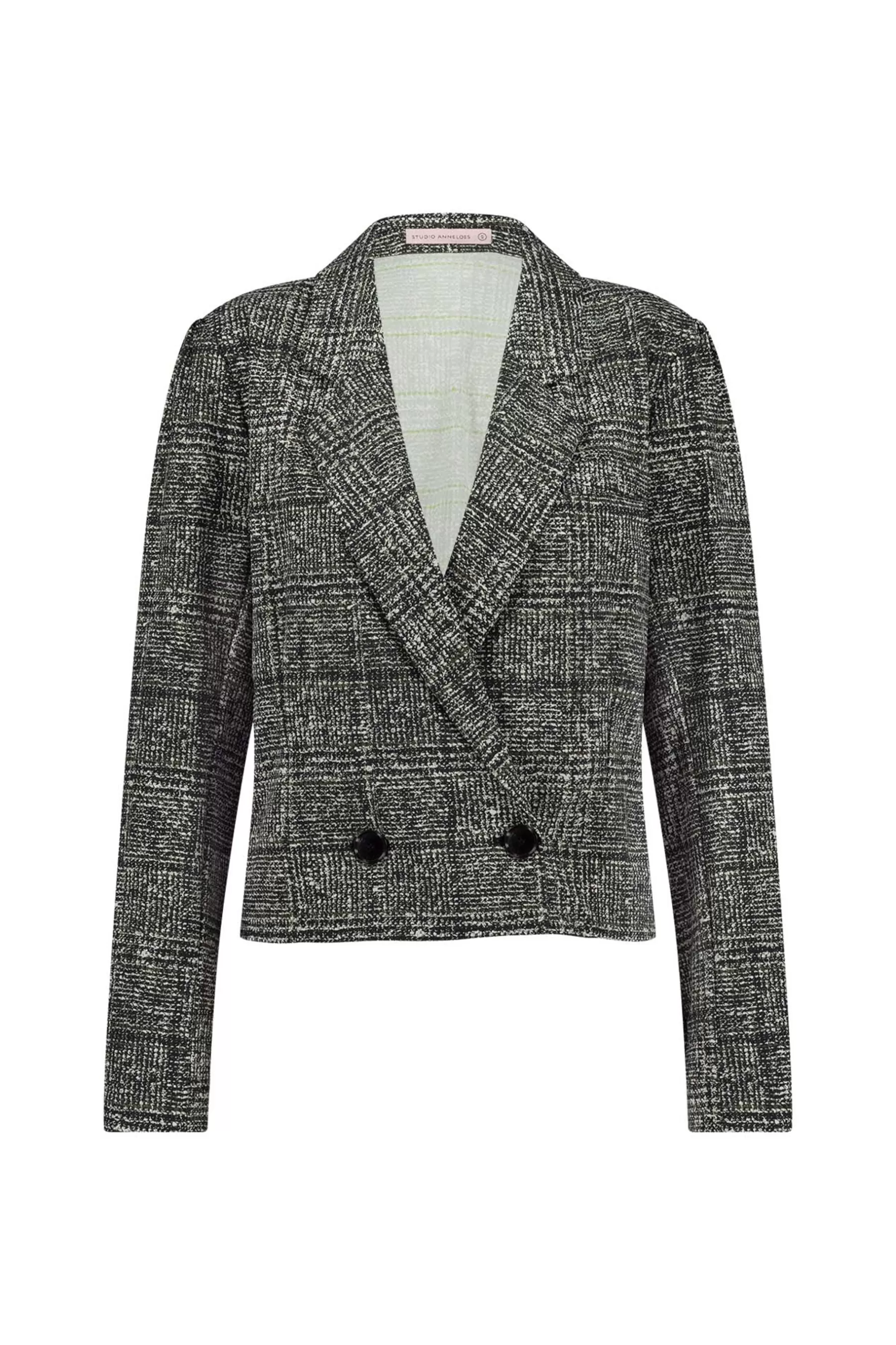 Studio Anneloes Blazers & Jasjes<Ocea check blazer - black/kit