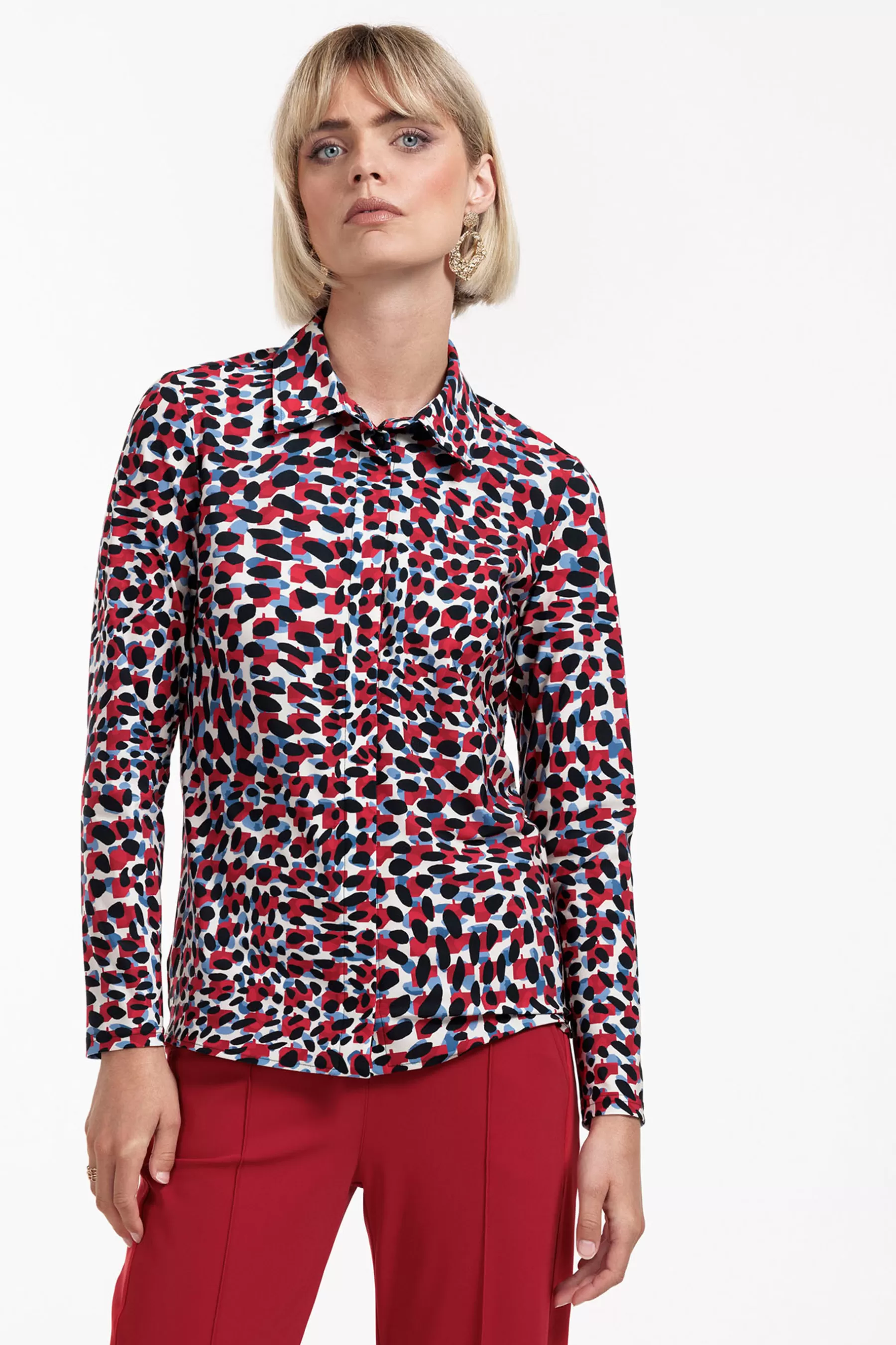 Studio Anneloes Blouses | Shirts & Tops<Poppy animal blind shirt - Kit/red