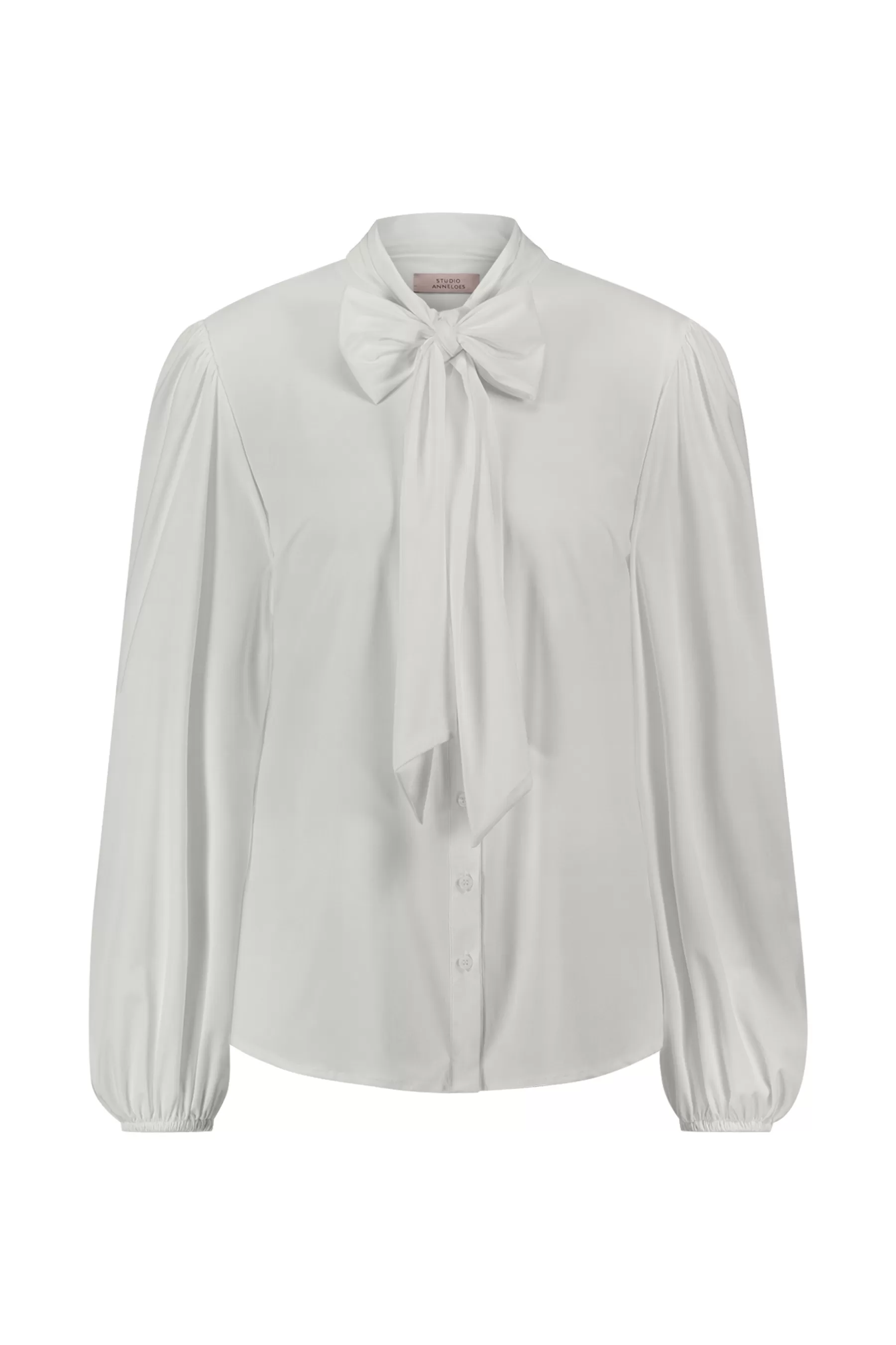 Studio Anneloes Blouses<Poppy bow blouse - off white