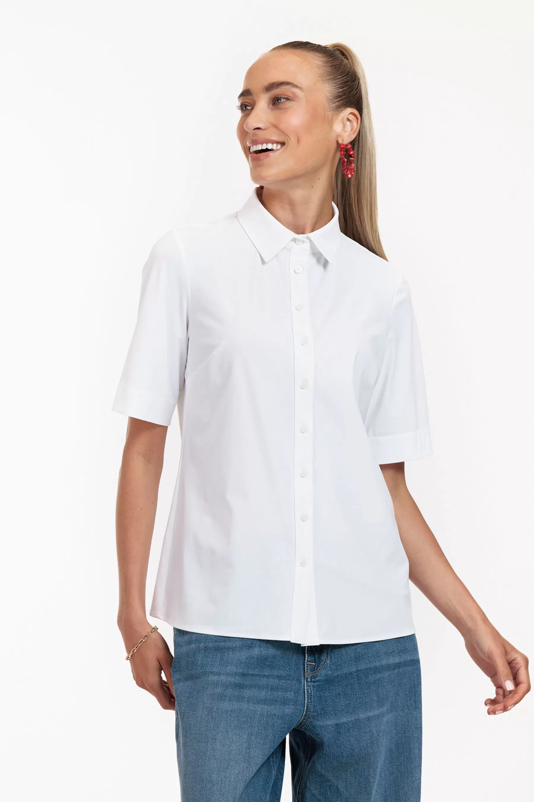 Studio Anneloes Blouses | Shirts & Tops<Poppy SSL shirt - white