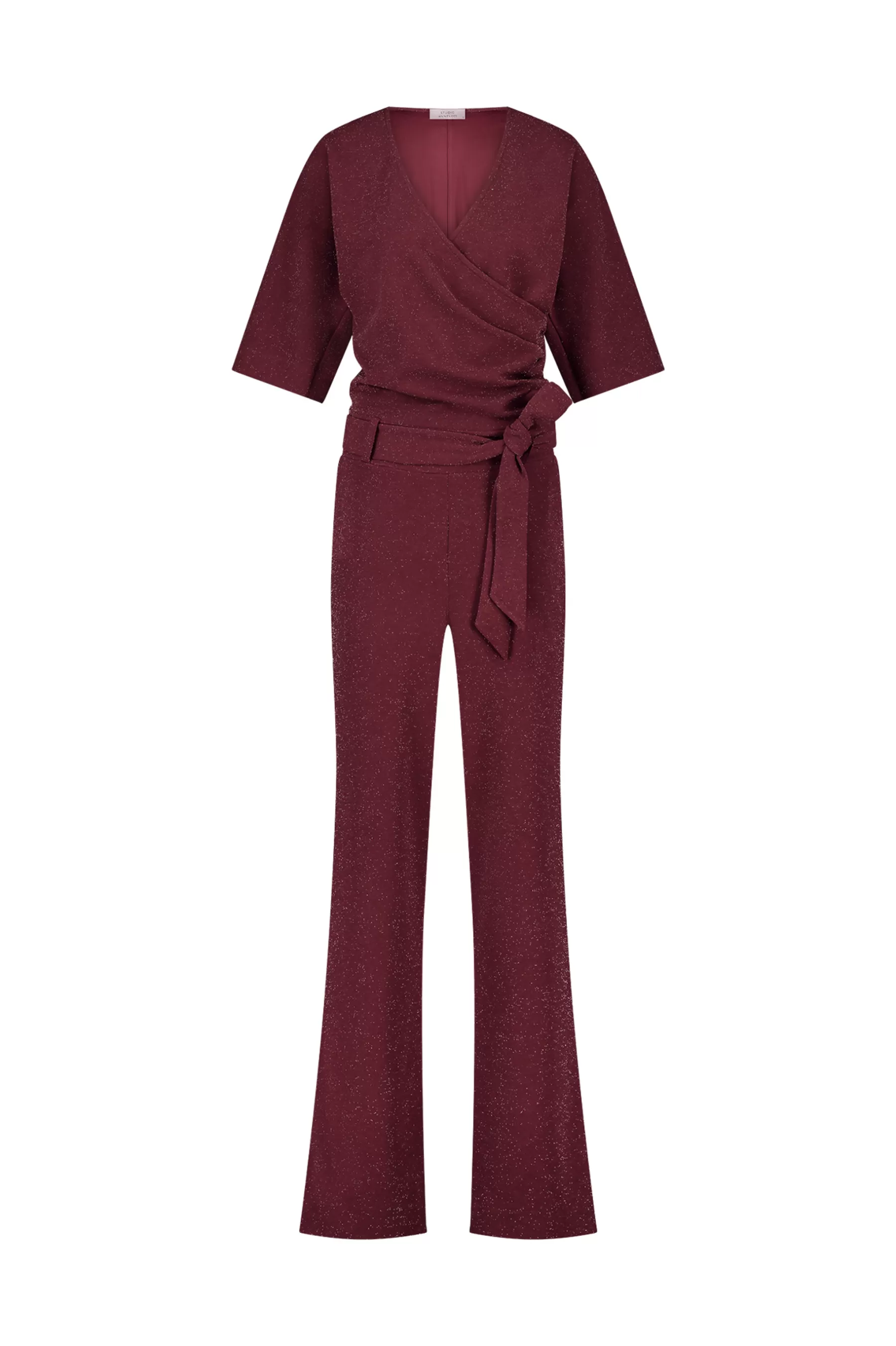 Studio Anneloes Jumpsuits<Primrose sparkle jumpsuit - merlot