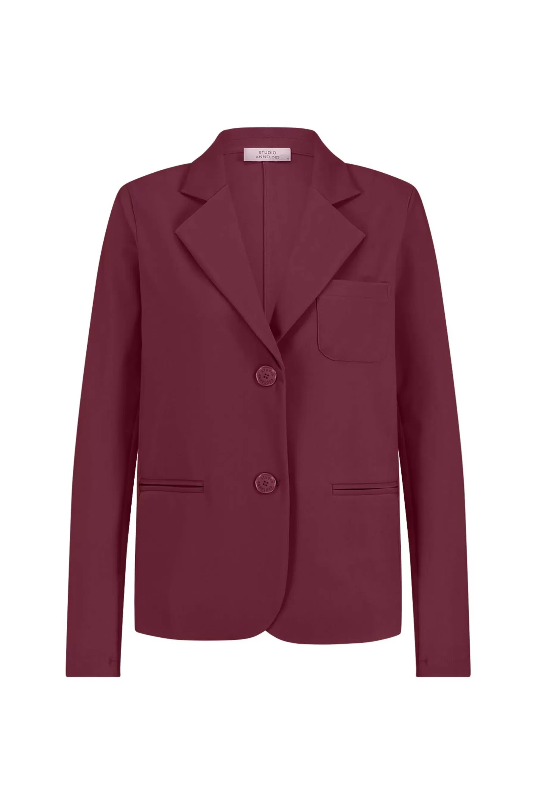 Studio Anneloes Blazers & Jasjes<Rana bonded blazer - merlot