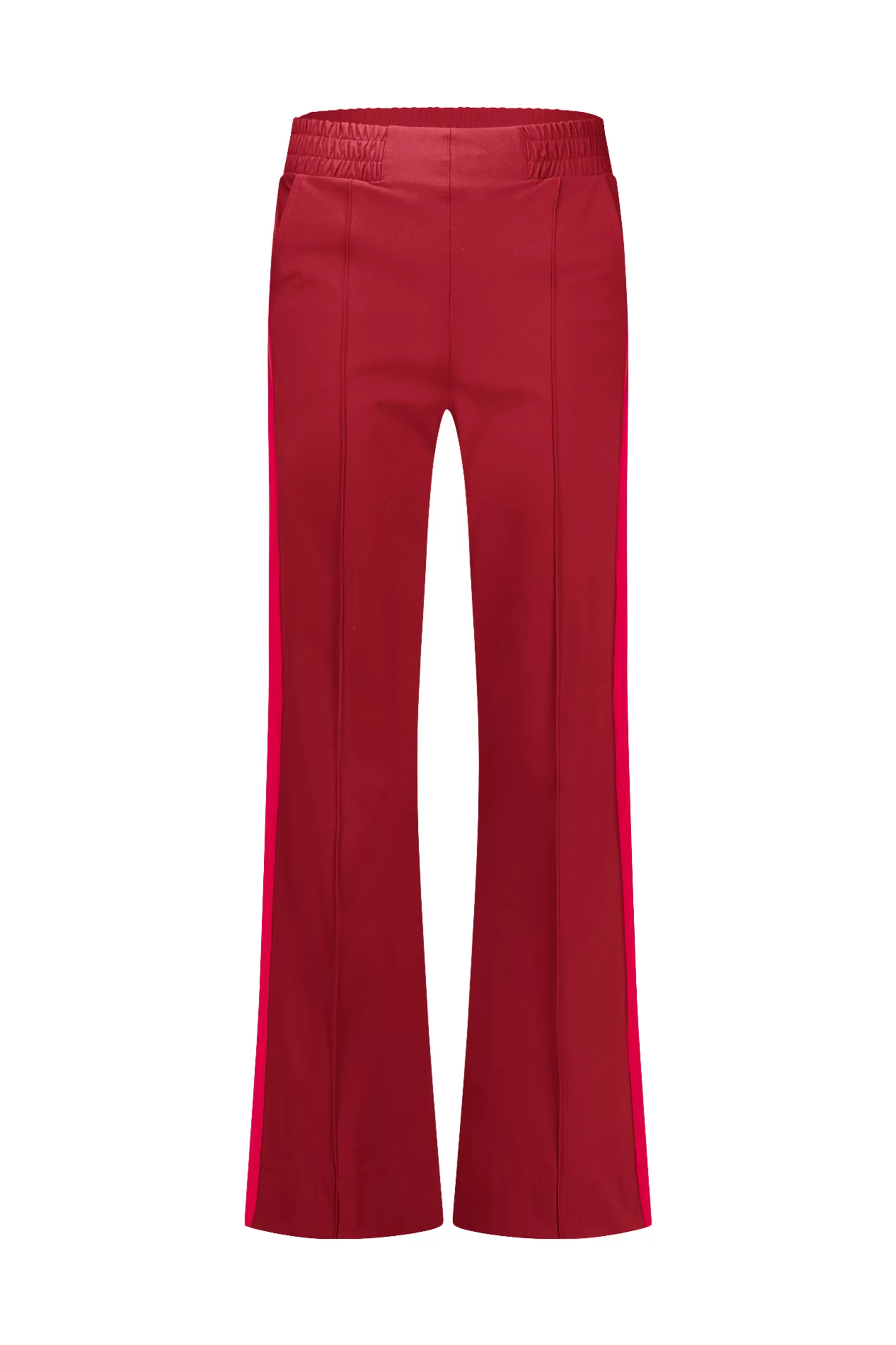 Studio Anneloes Broeken<Remi bnd contrast trousers - dark red