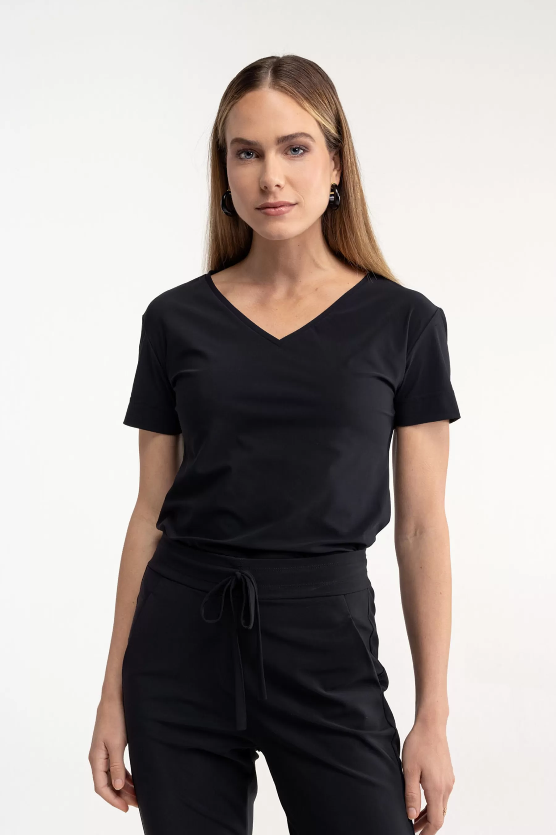 Studio Anneloes Shirts & Tops | Essentials<Roller shirt - black