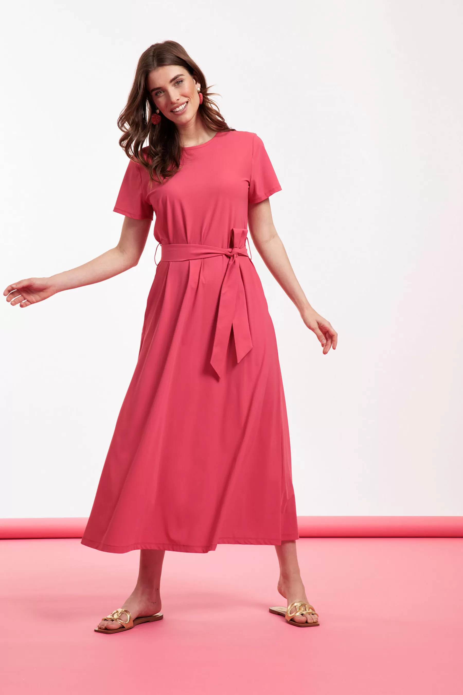 Studio Anneloes Jurken & Rokken<Sigrid sl dress - melon