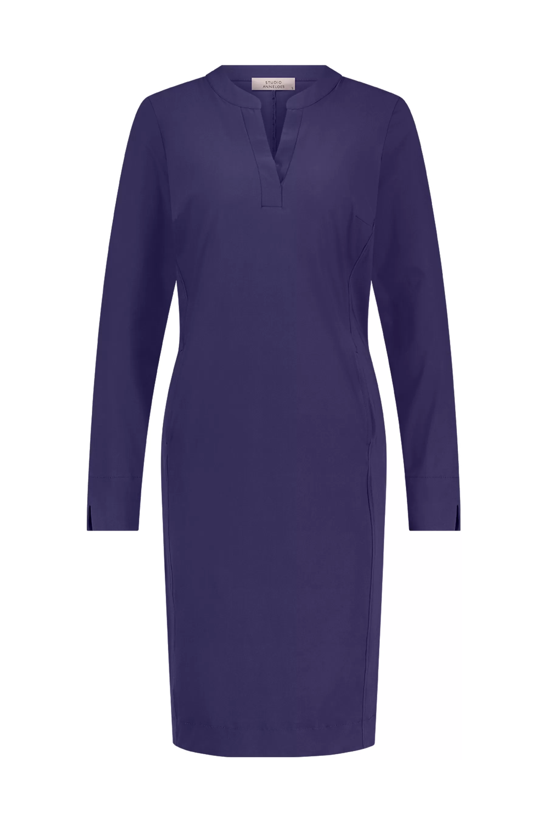 Studio Anneloes Jurken & Rokken<Simplicity long sleeve dress - deep purple