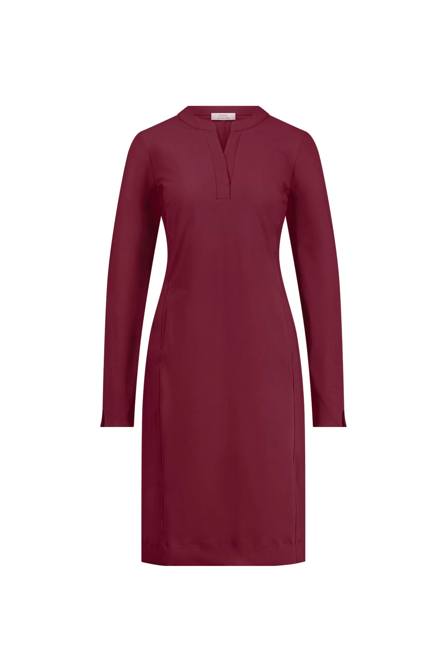 Studio Anneloes Jurken & Rokken<Simplicity long sleeve dress - merlot