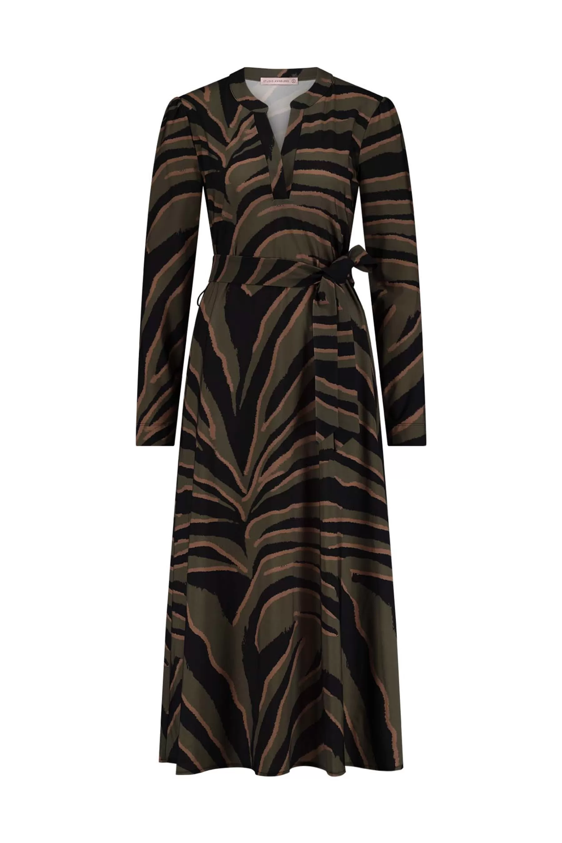 Studio Anneloes Jurken & Rokken<Sira zebra dress - black/new army