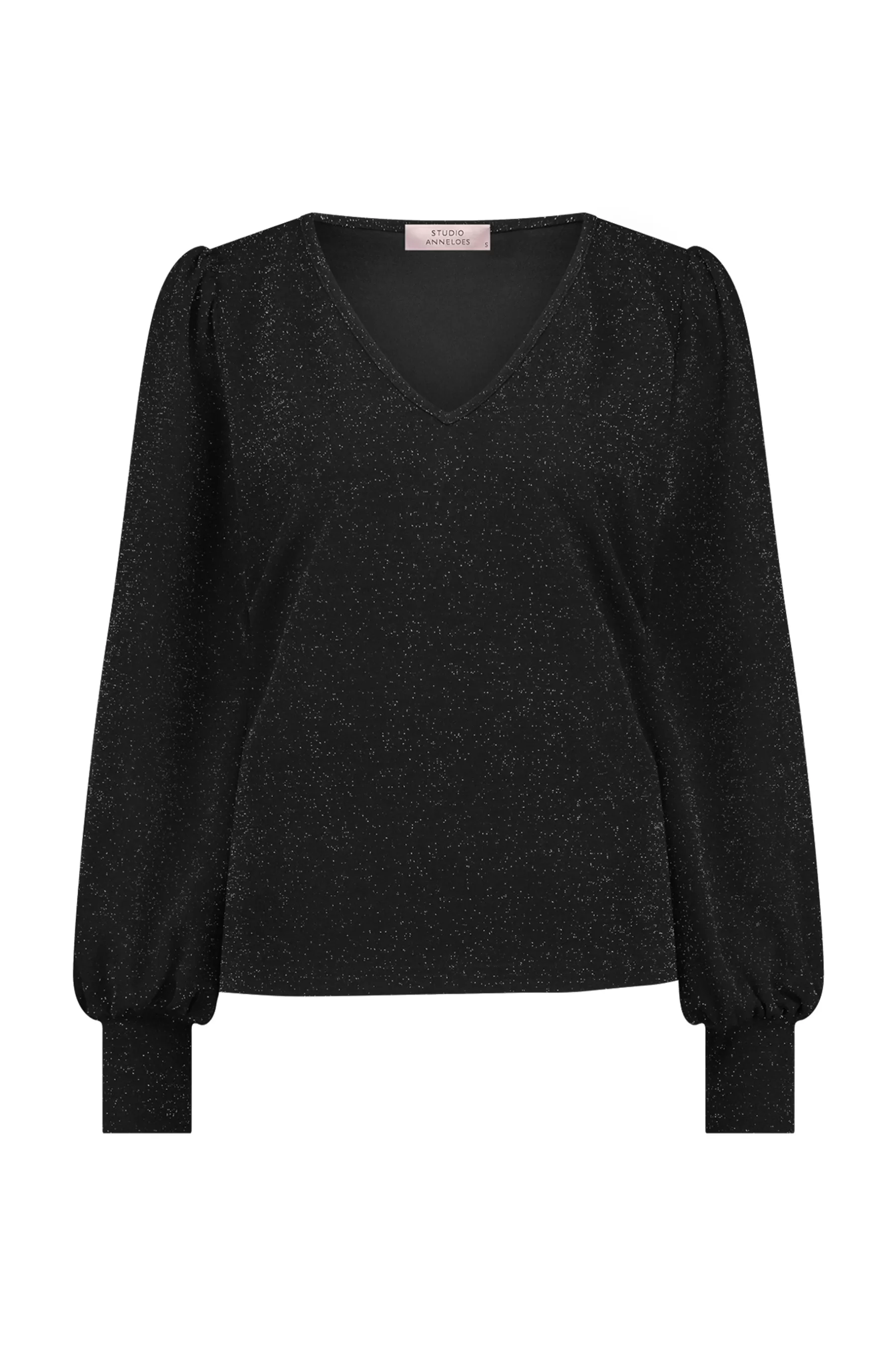 Studio Anneloes Shirts & Tops<Sophie sparkle top - black