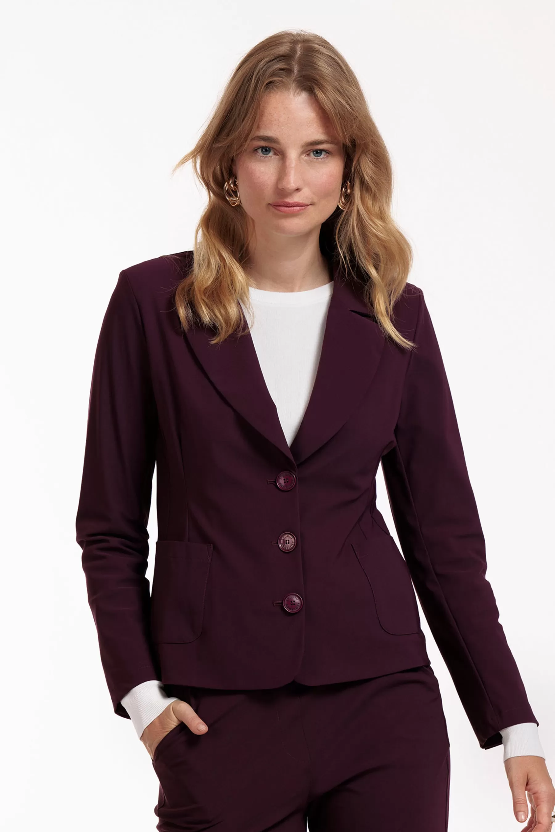 Studio Anneloes Blazers & Jasjes<Suzy blazer - blackberry