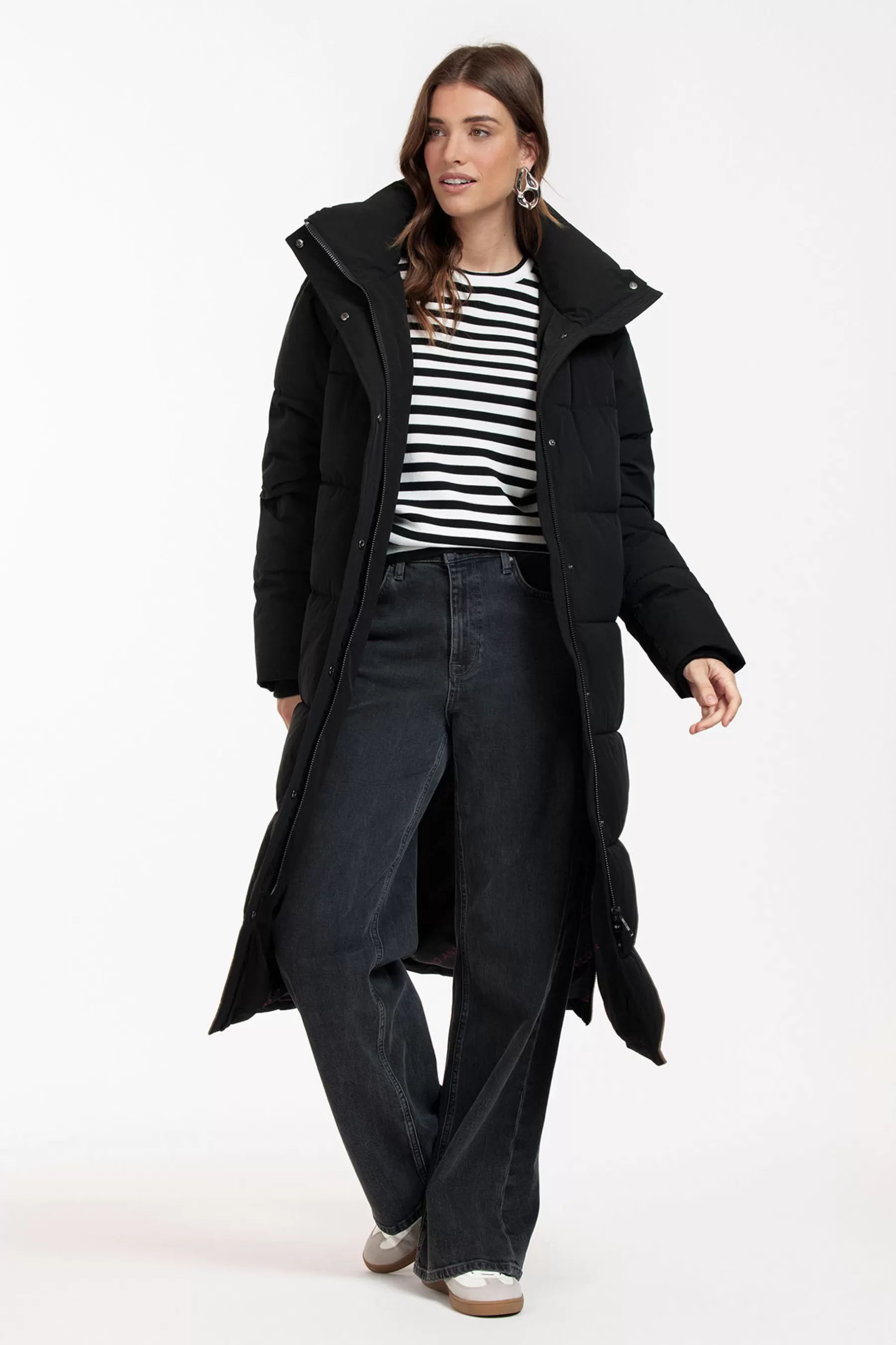 Studio Anneloes Blazers & Jasjes | Jassen<Tracey puffer coat - black