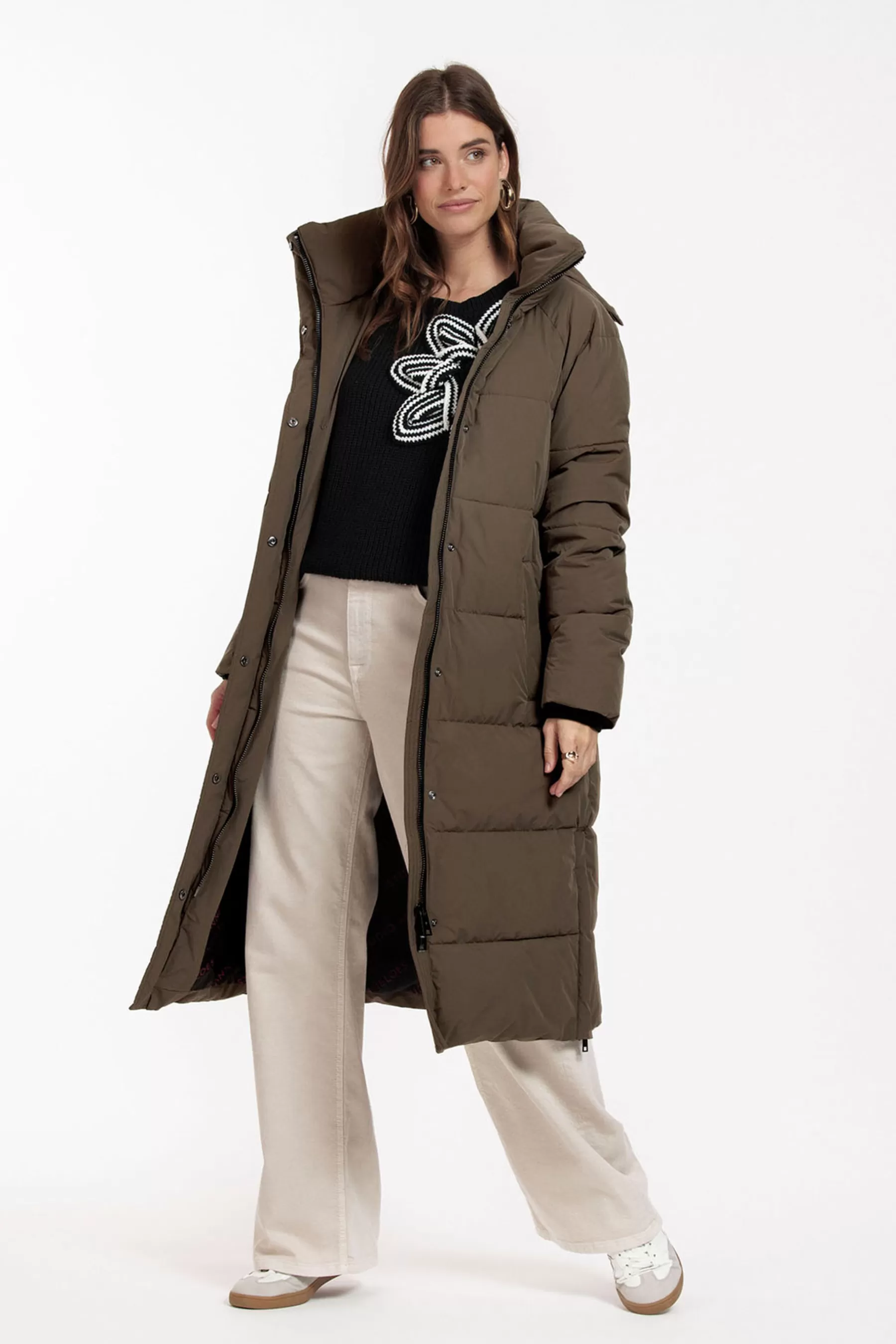 Studio Anneloes Blazers & Jasjes | Jassen<Tracey puffer coat - new army