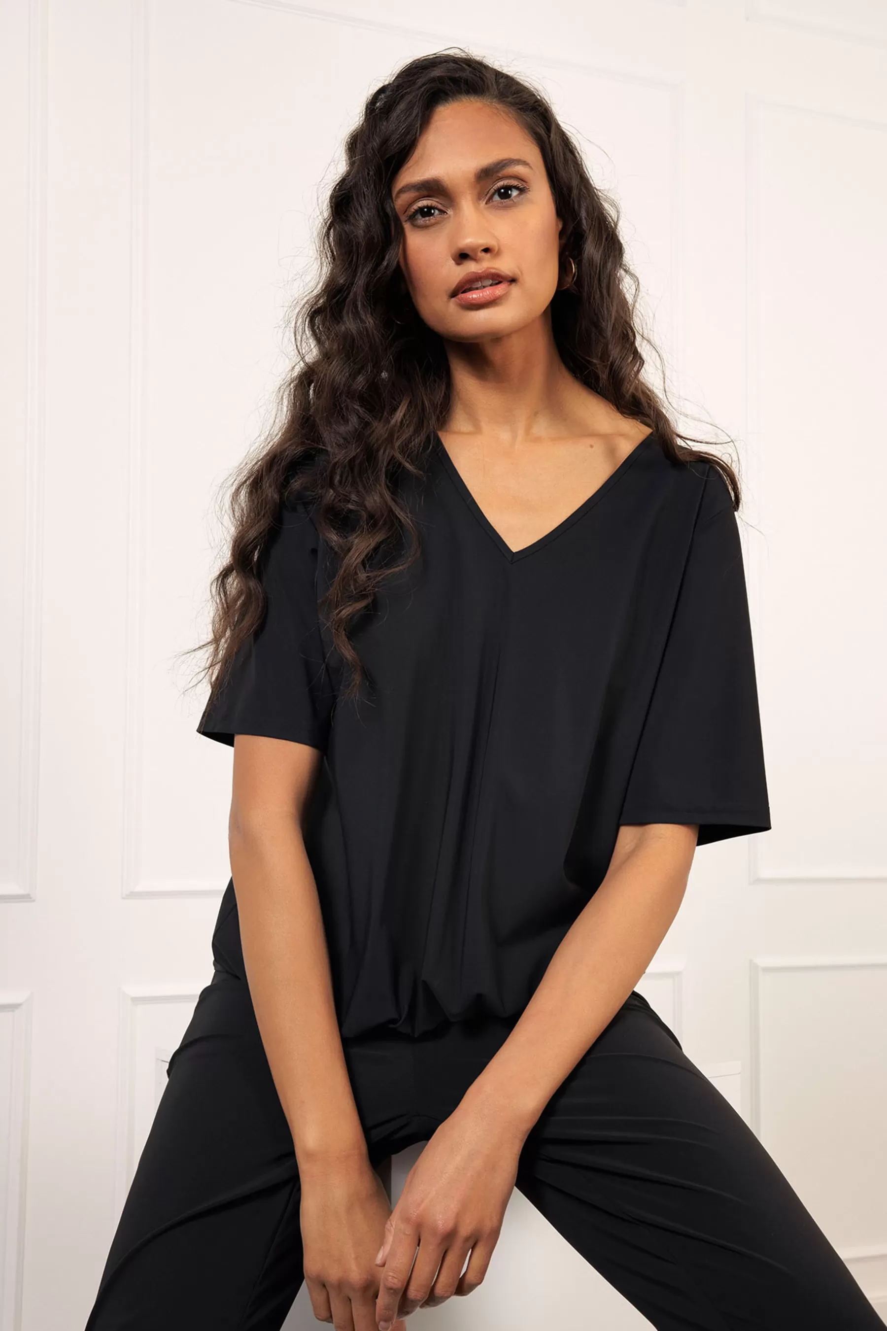 Studio Anneloes Shirts & Tops | Essentials<Vicky shirt - black