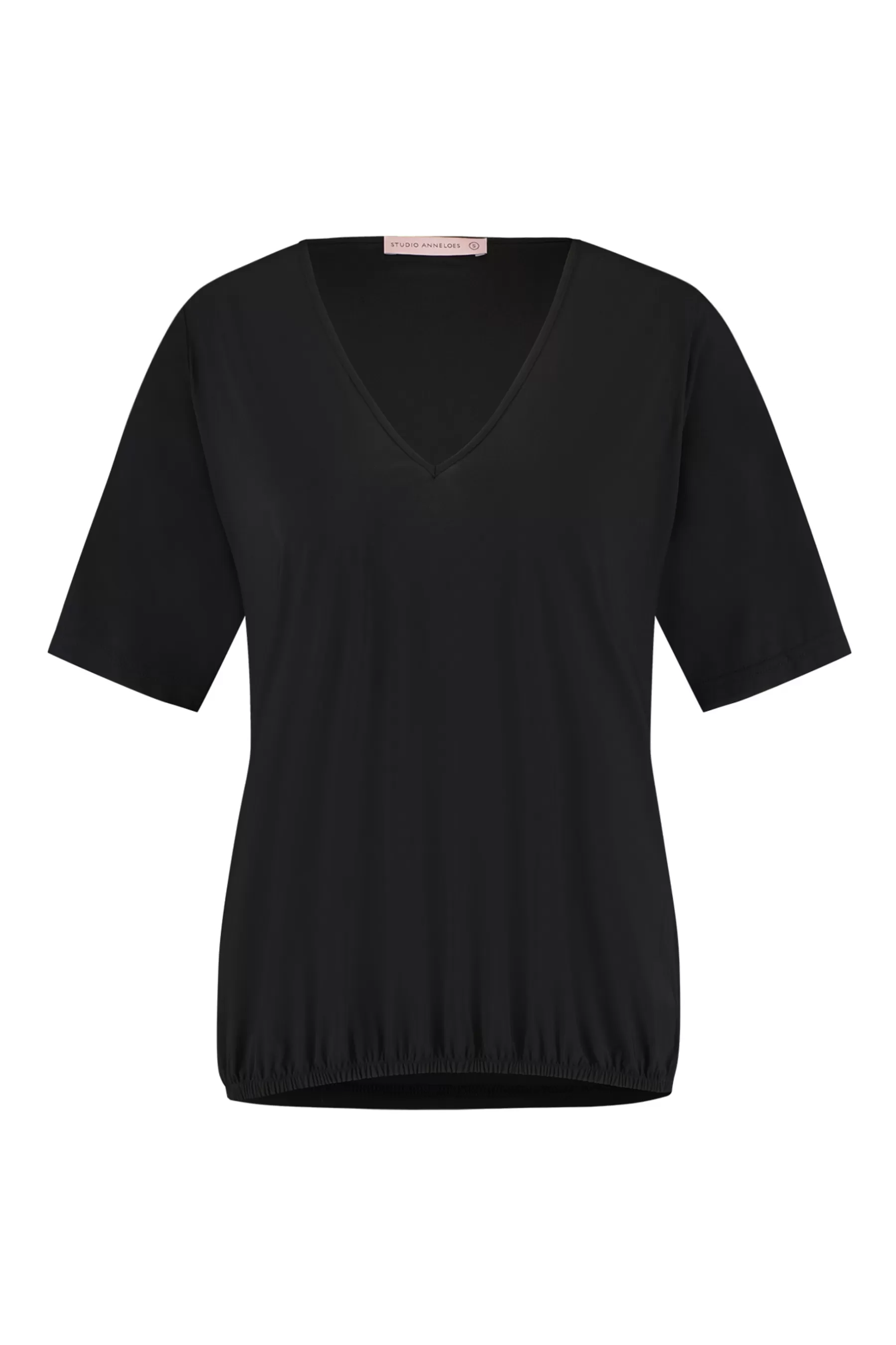 Studio Anneloes Shirts & Tops | Essentials<Vicky shirt - black