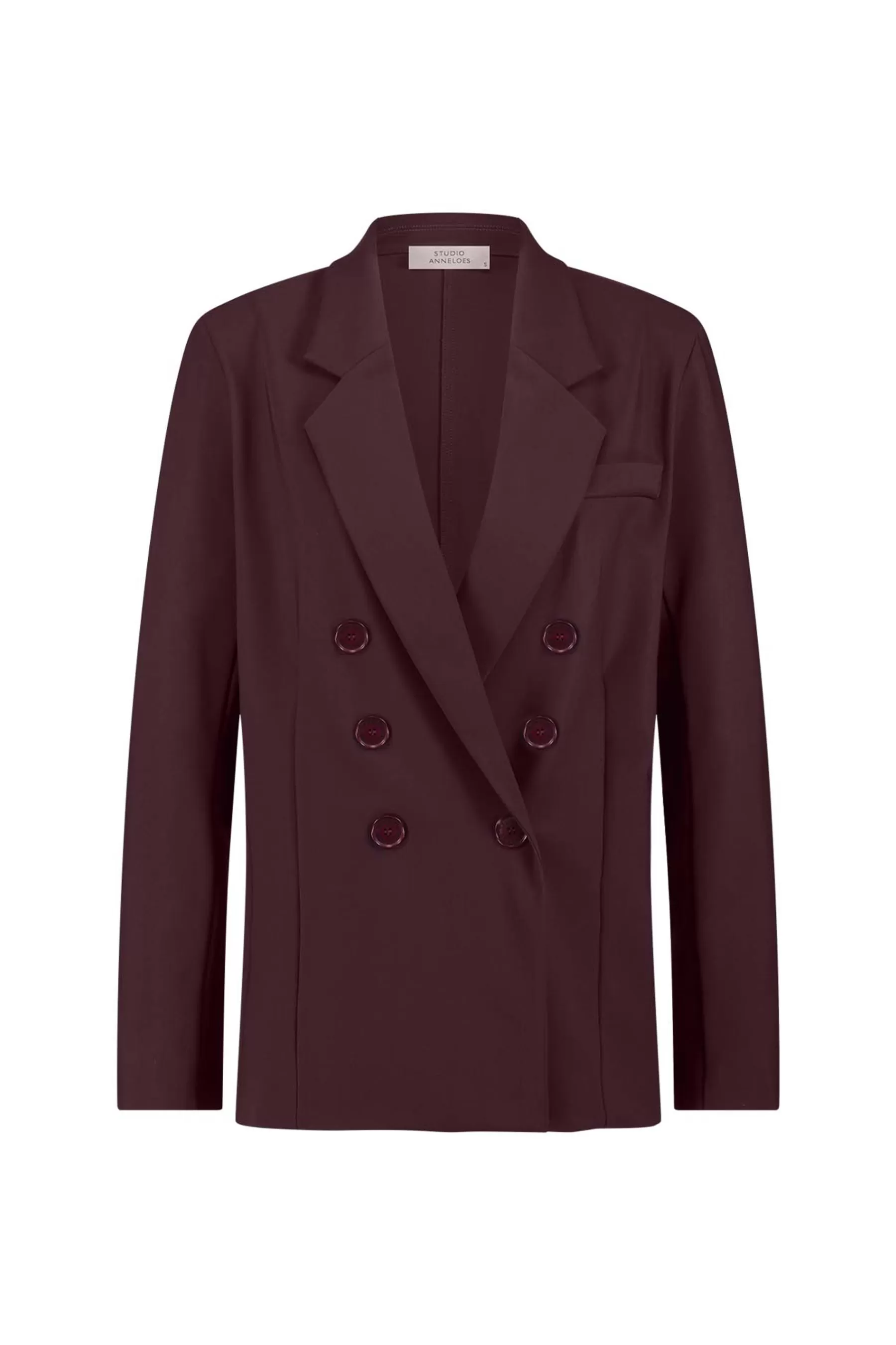 Studio Anneloes Blazers & Jasjes<Violet bonded blazer - blackberry