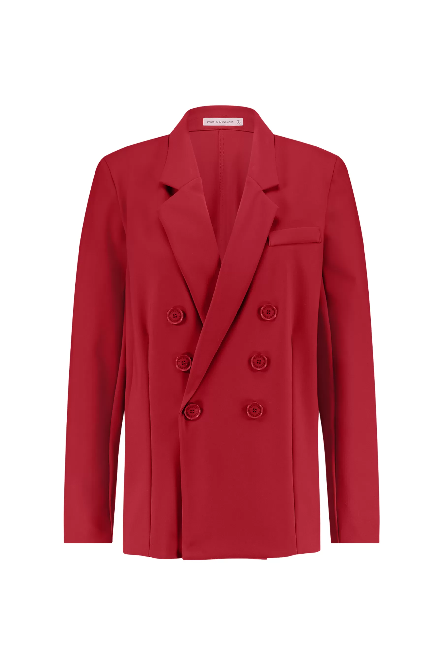 Studio Anneloes Blazers & Jasjes<Violet bonded blazer - dark red