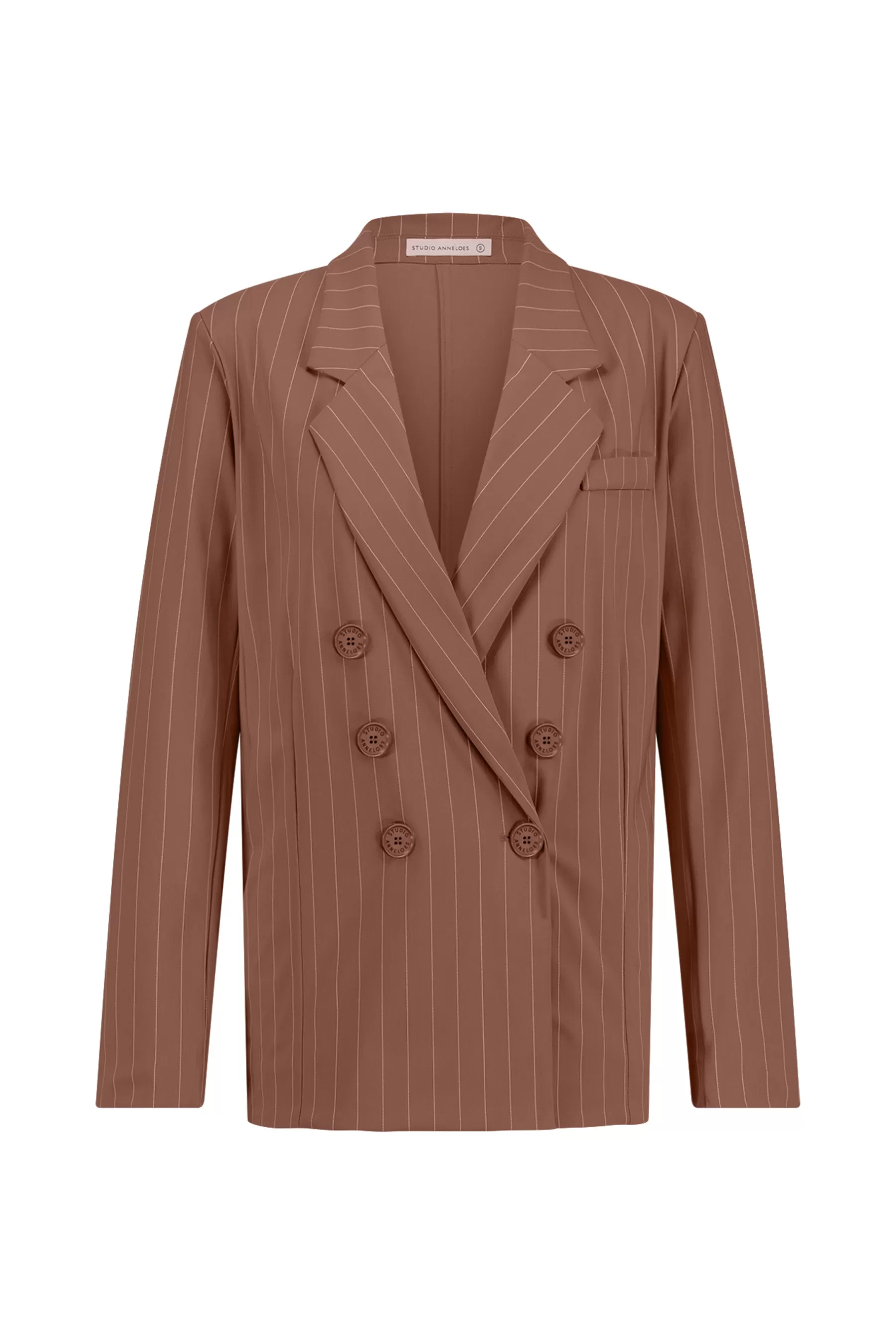 Studio Anneloes Blazers & Jasjes<Violet pinstripe blazer - chocolate/kit